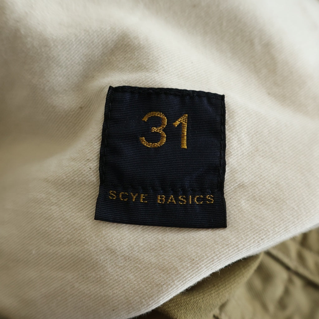 SCYE BASICS(サイベーシックス) San Joaquin Cotton Chino Military Trousers サンホアキン コットン チノ ミリタリー トラウザーズ カーキ