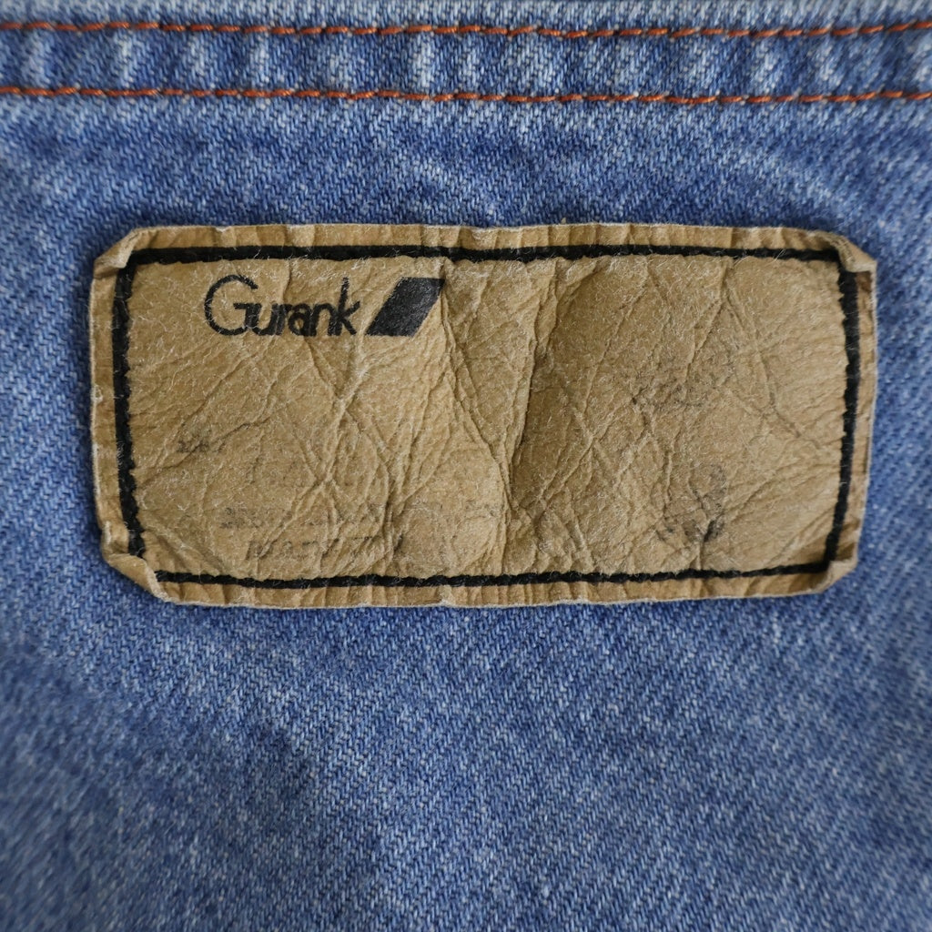NO BRAND(ノーブランド) Gurank グランク 13oz raw denim painter pants バギー シンチバック ペインターパンツ サックスブルー