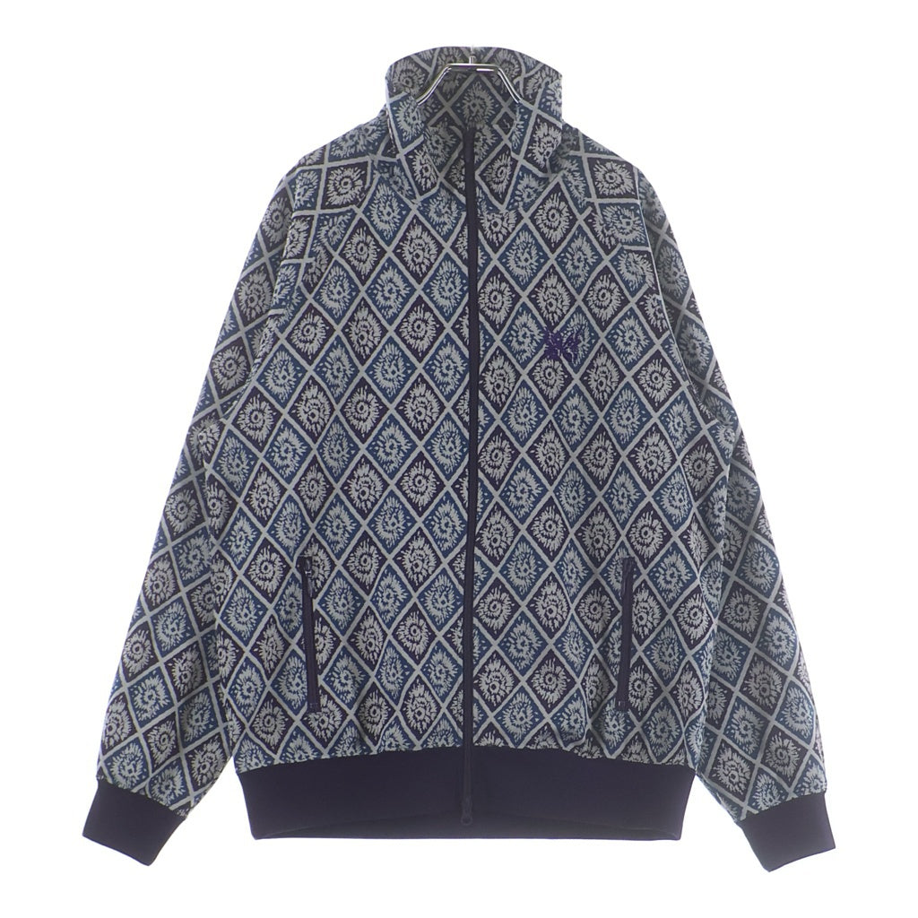 Needles(ニードルス) Track Jacket ジャガード ジップアップトラックジャケット ブルー/パープル SX402