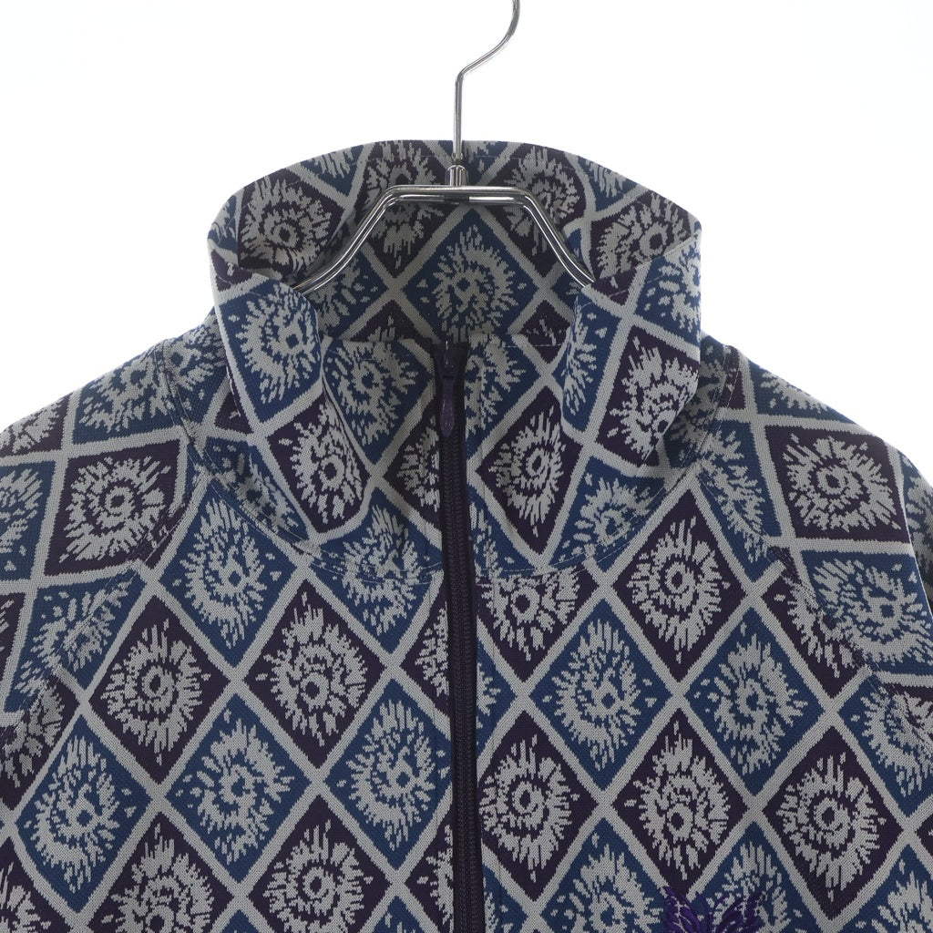 Needles(ニードルス) Track Jacket ジャガード ジップアップトラックジャケット ブルー/パープル SX402