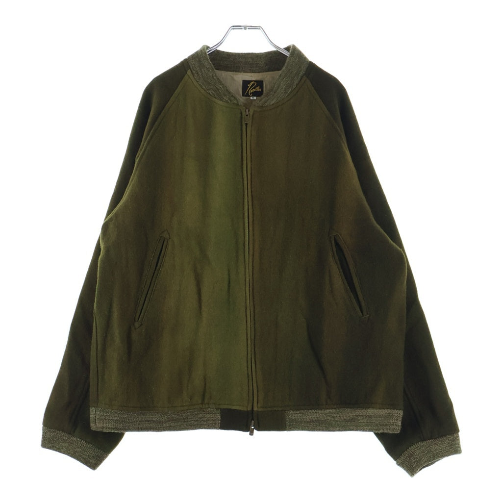 Needles(ニードルス) B.B. Jacket -Wool Uneven Dye RBBジャケット ウール アンイーブン ダイ ジップアップブルゾン カーキ RW157