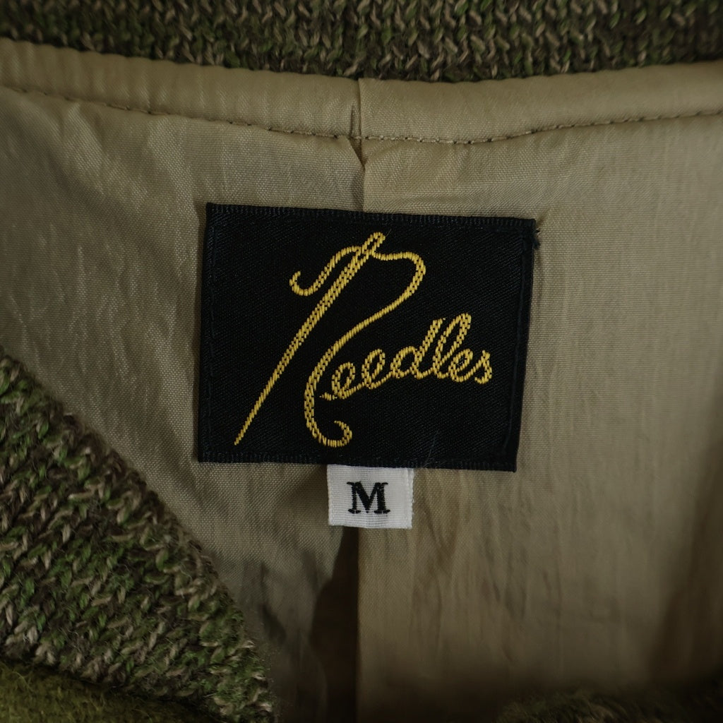 Needles(ニードルス) B.B. Jacket -Wool Uneven Dye RBBジャケット ウール アンイーブン ダイ ジップアップブルゾン カーキ RW157