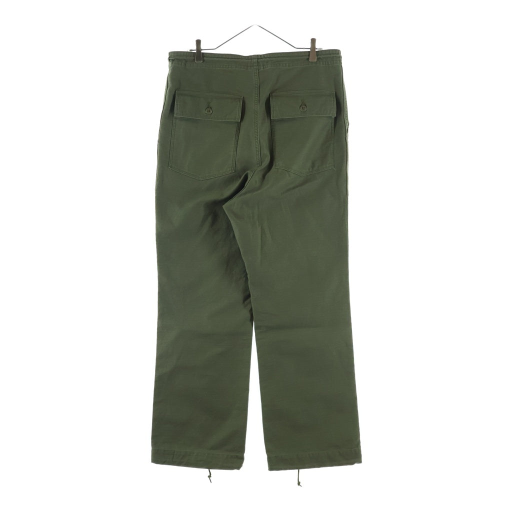 Needles(ニードルス) String Fatigue Pant Back Sateen バックサテン ミリタリー ファティーグパンツ カーキ QV147