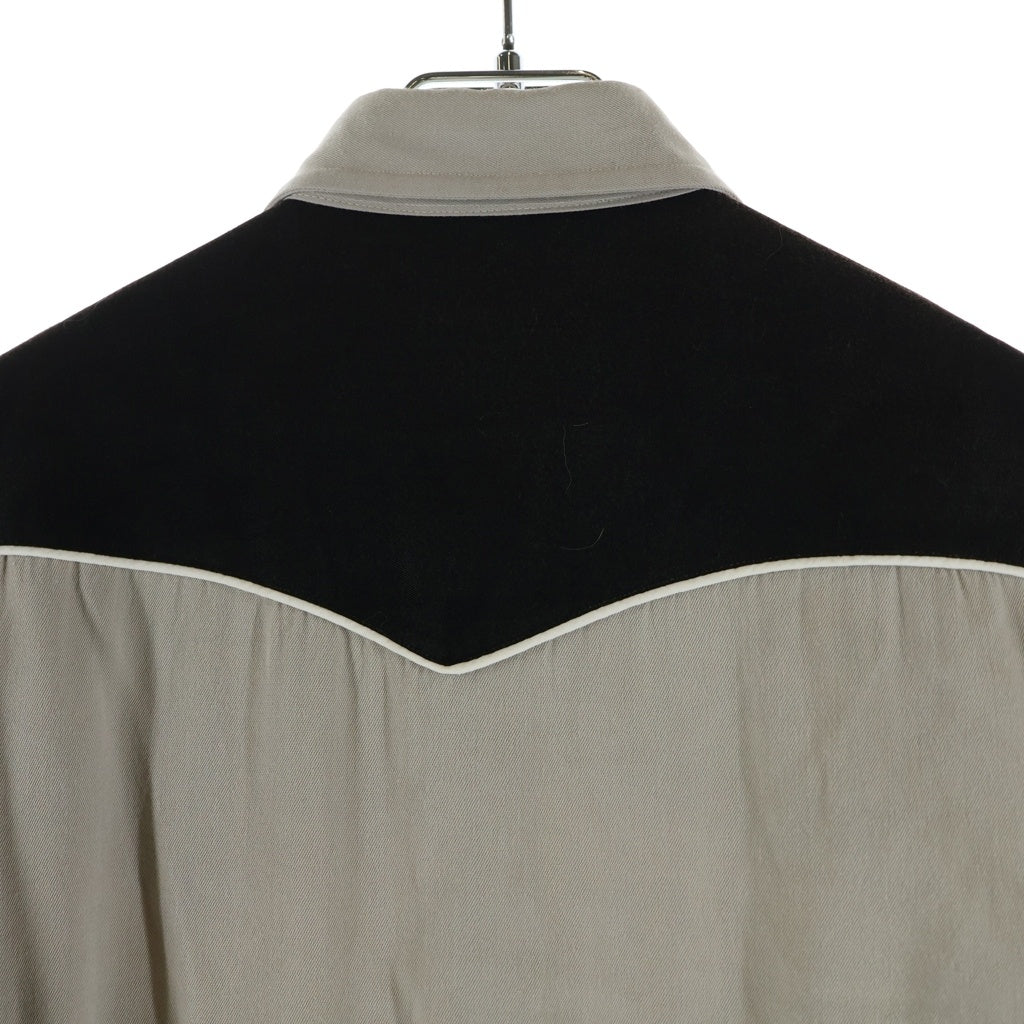 HBARC(エイチバーシー) 50S VINTAGE Western Shirt ヴィンテージ レインボータグ ウエスタン 長袖シャツ ブラウン