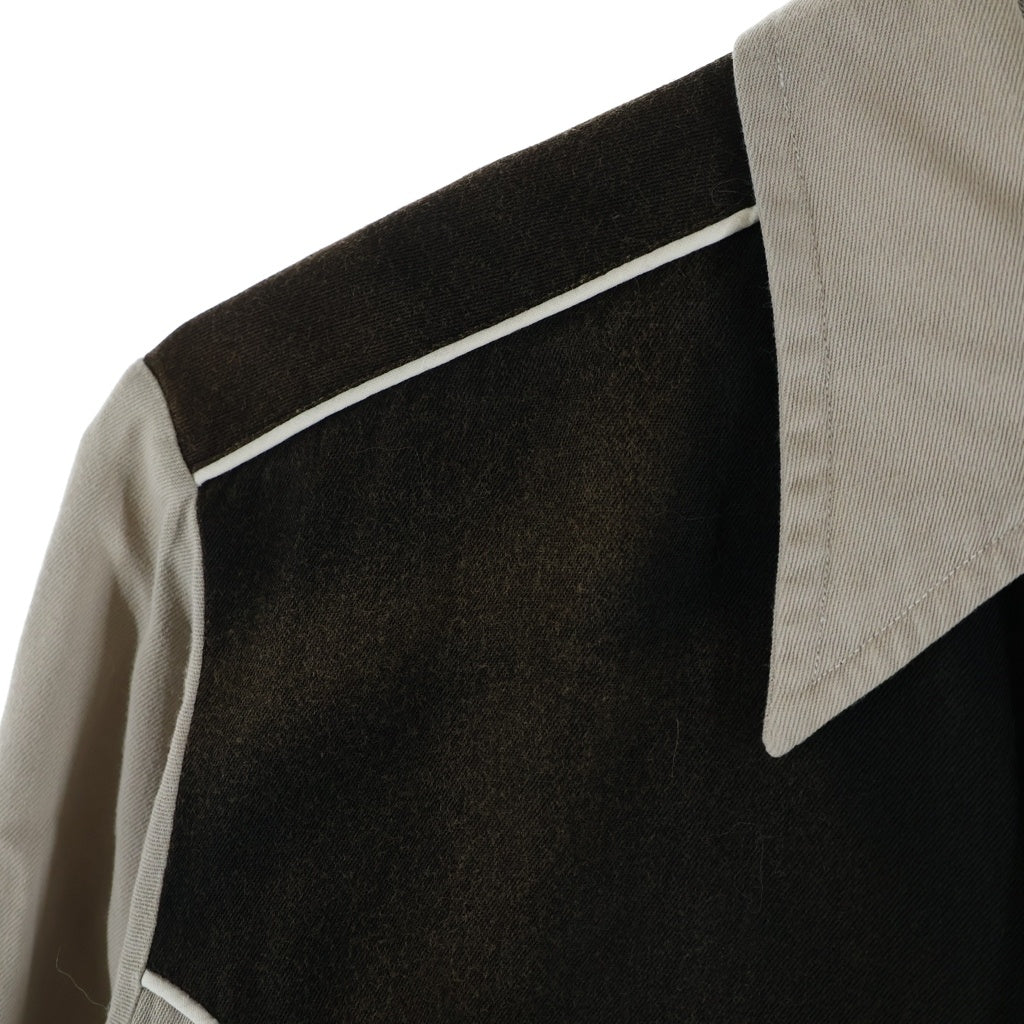 HBARC(エイチバーシー) 50S VINTAGE Western Shirt ヴィンテージ レインボータグ ウエスタン 長袖シャツ ブラウン