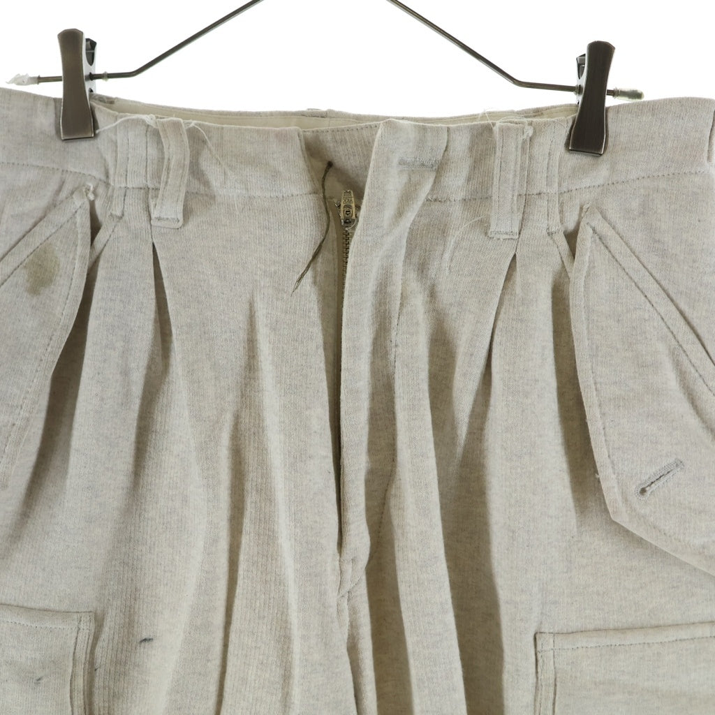 KHOKI(コッキ) 23SS M-51 FRENCH TERRY PANTS フレンチテリー スウェットカーゴパンツ グレー 23ss-p-09