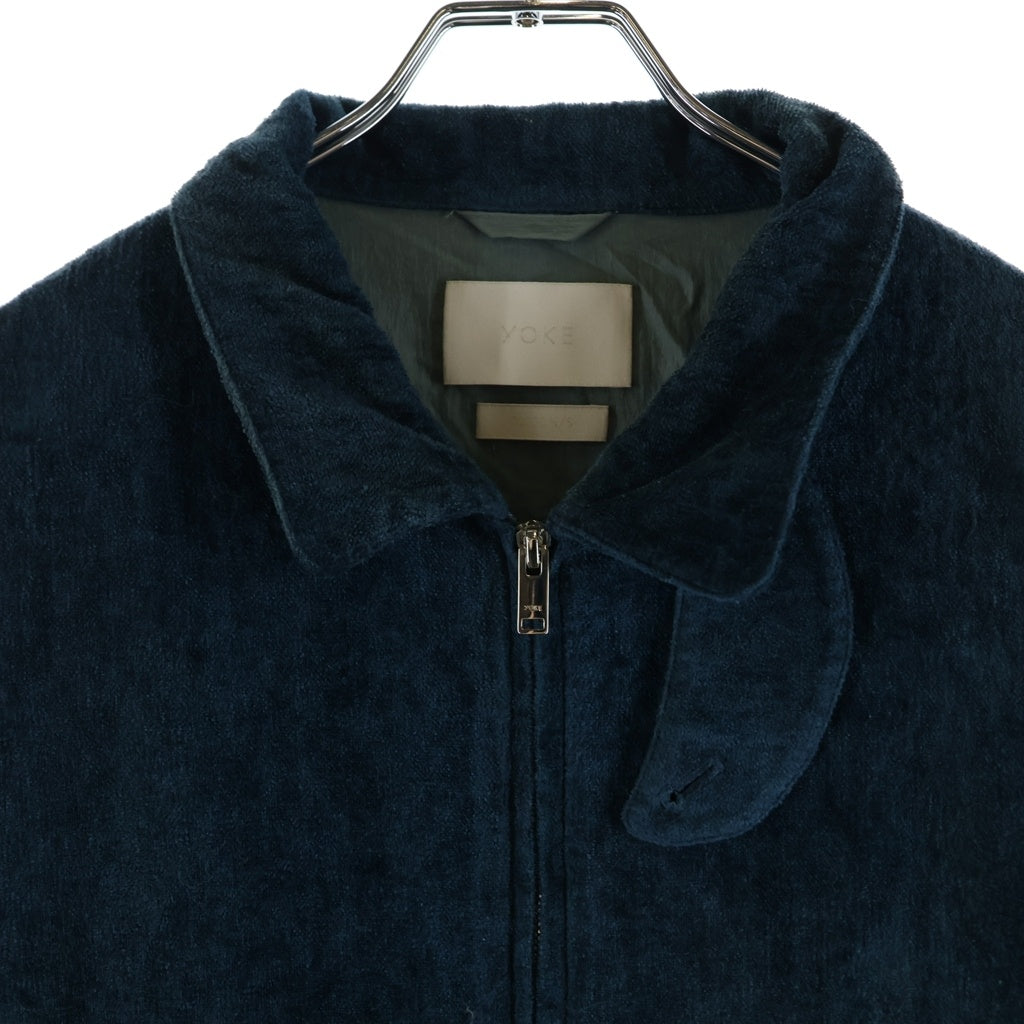 YOKE(ヨーク) 23SS 吾亦紅別注 LOOSED ZIP BLOUSON ルーズジップ ブルゾン ジャケット ネイビー YK23SS0450B