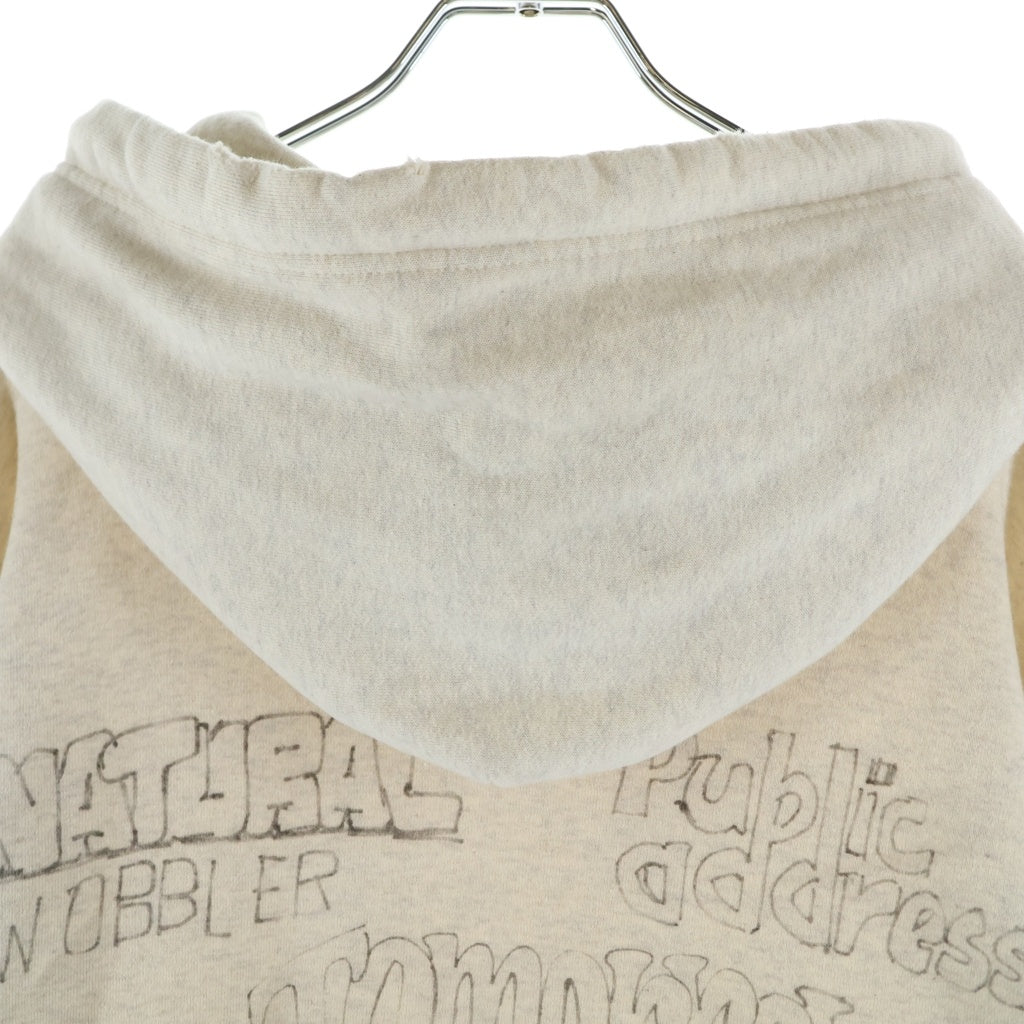 MAISON MIHARAYASUHIRO(メゾンミハラヤスヒロ) 24AW Distressed Hoodie ディストレス フーディー スウェット プルオーバーパーカー グレー J13HD722