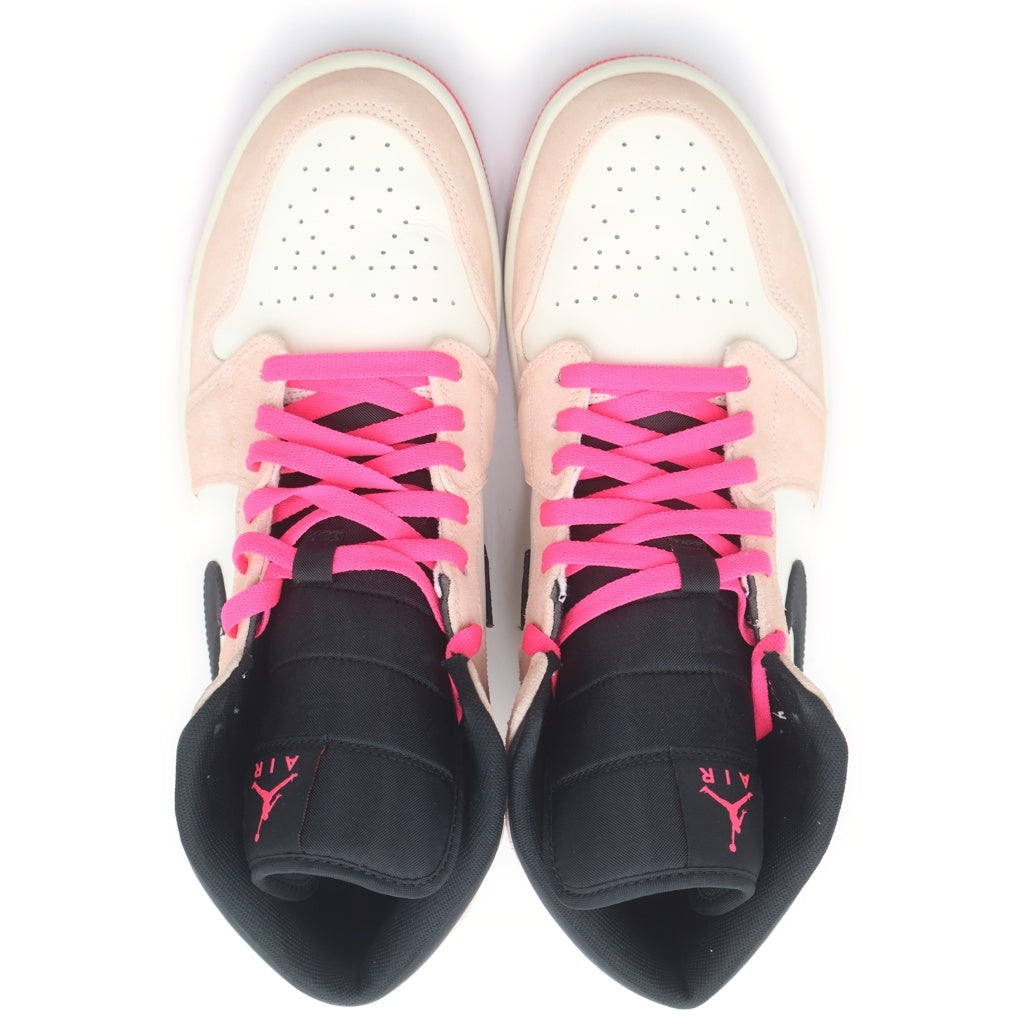 NIKE(ナイキ) AIR JORDAN 1 MID CRIMSON TINT 852542-801 エアジョーダン1 クリムゾンティント ミッドカットスニーカー ホワイト/ピンク US12/30cm