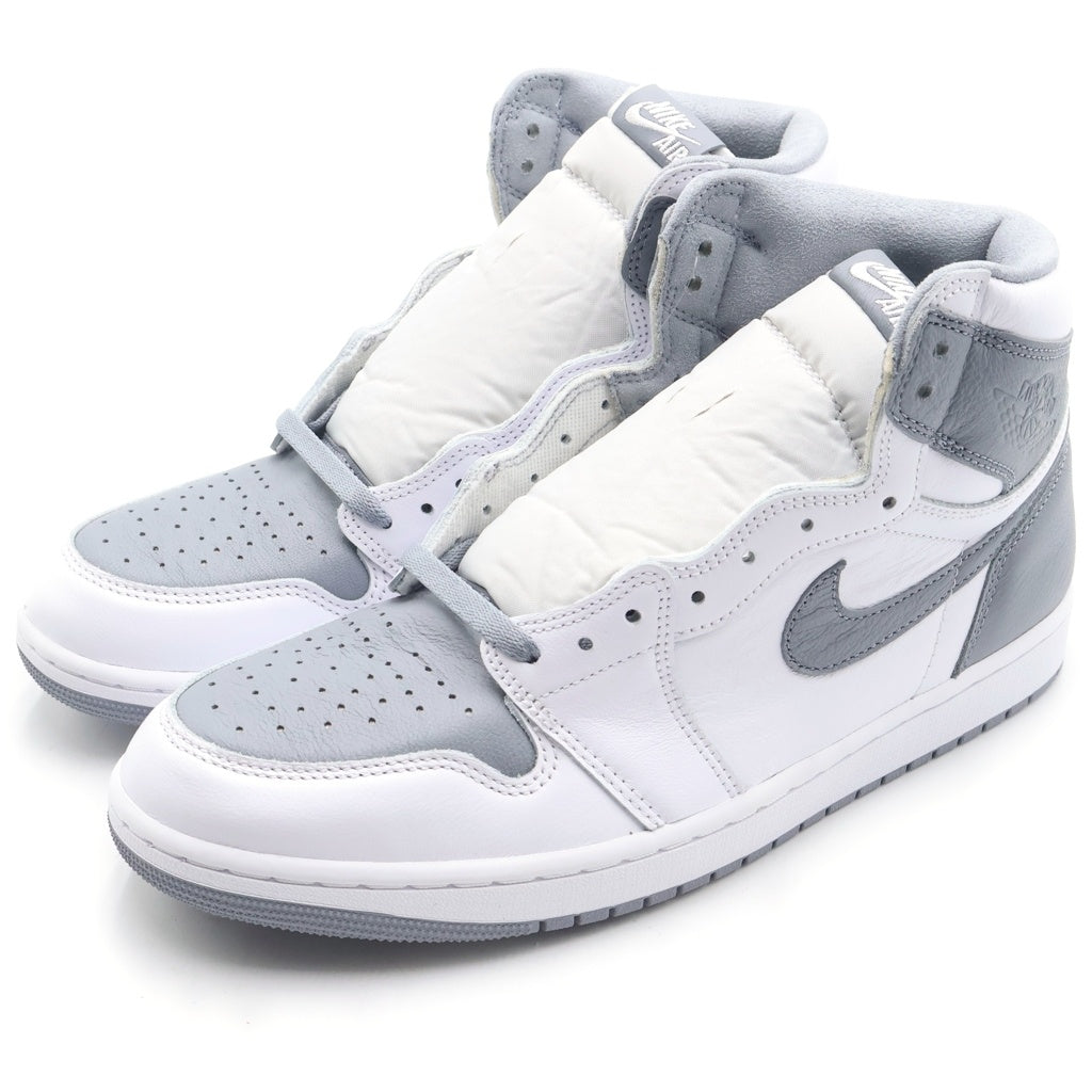 NIKE(ナイキ) AIR JORDAN1 RETRO HIGH OG STEALTH 555088-037 エアジョーダン1 ステルス ハイカットスニーカー グレー/ホワイト US12/30cm