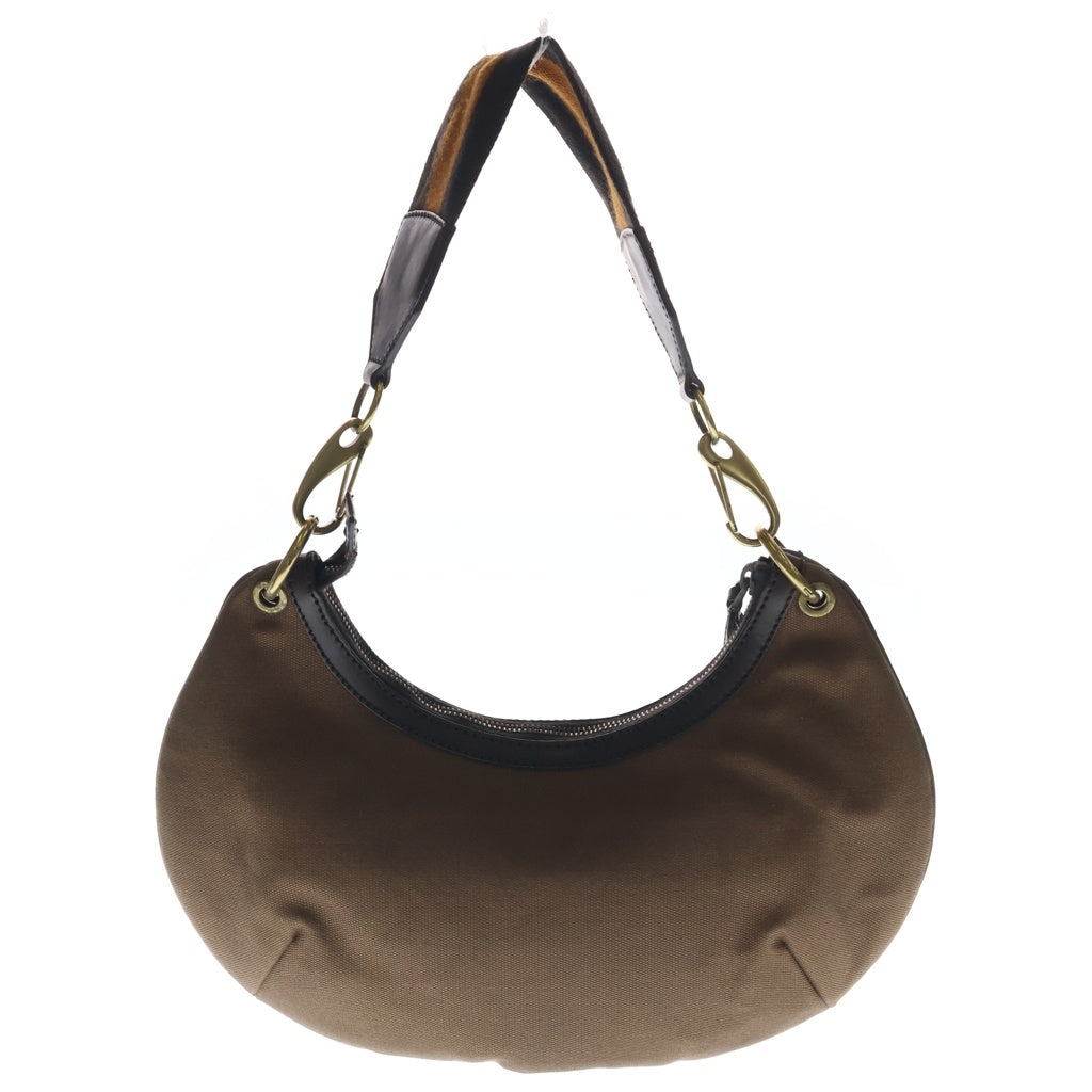 GUCCI(グッチ) キャンバス ワンショルダーバッグ ブラウン レディース 106669
