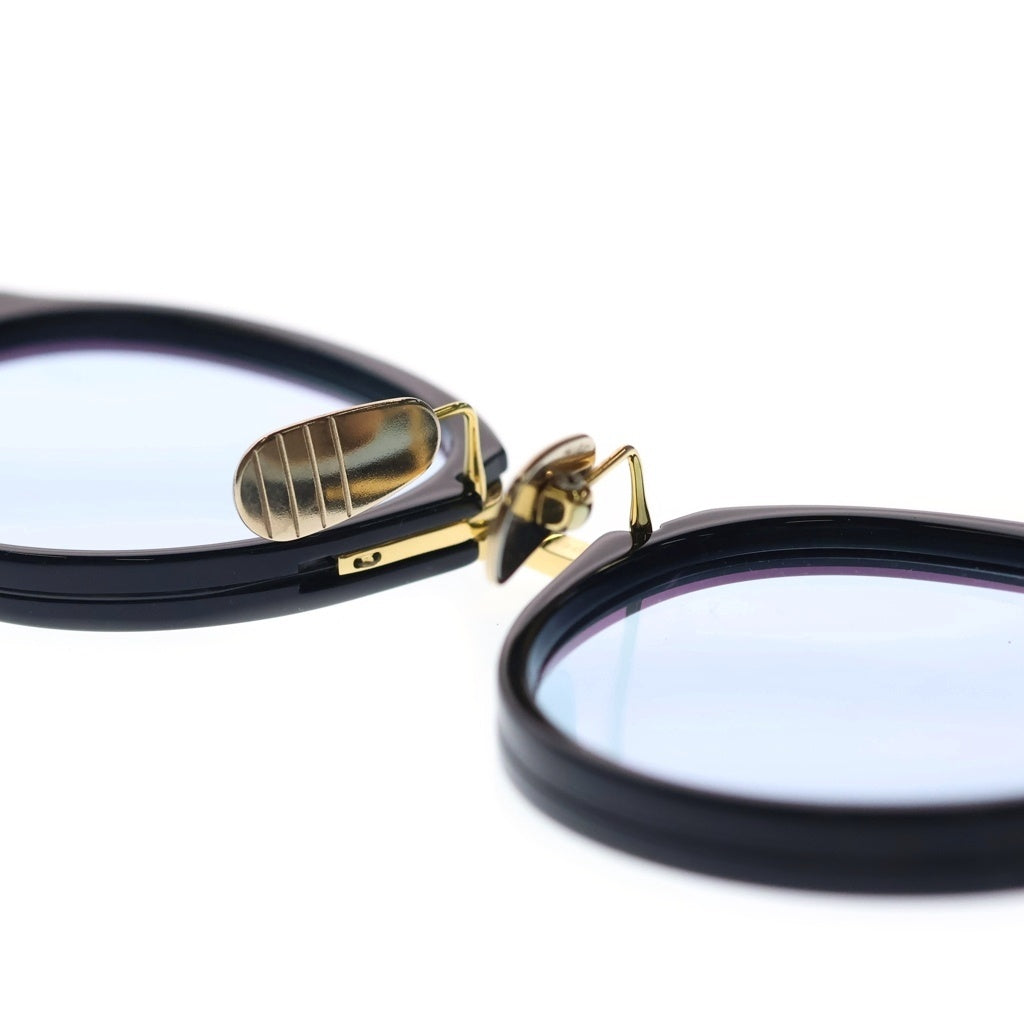THOM BROWNE(トムブラウン) ボストンフレーム カラーレンズ サングラス アイウェア メガネ 眼鏡 ブラック/ゴールド TB-011-F