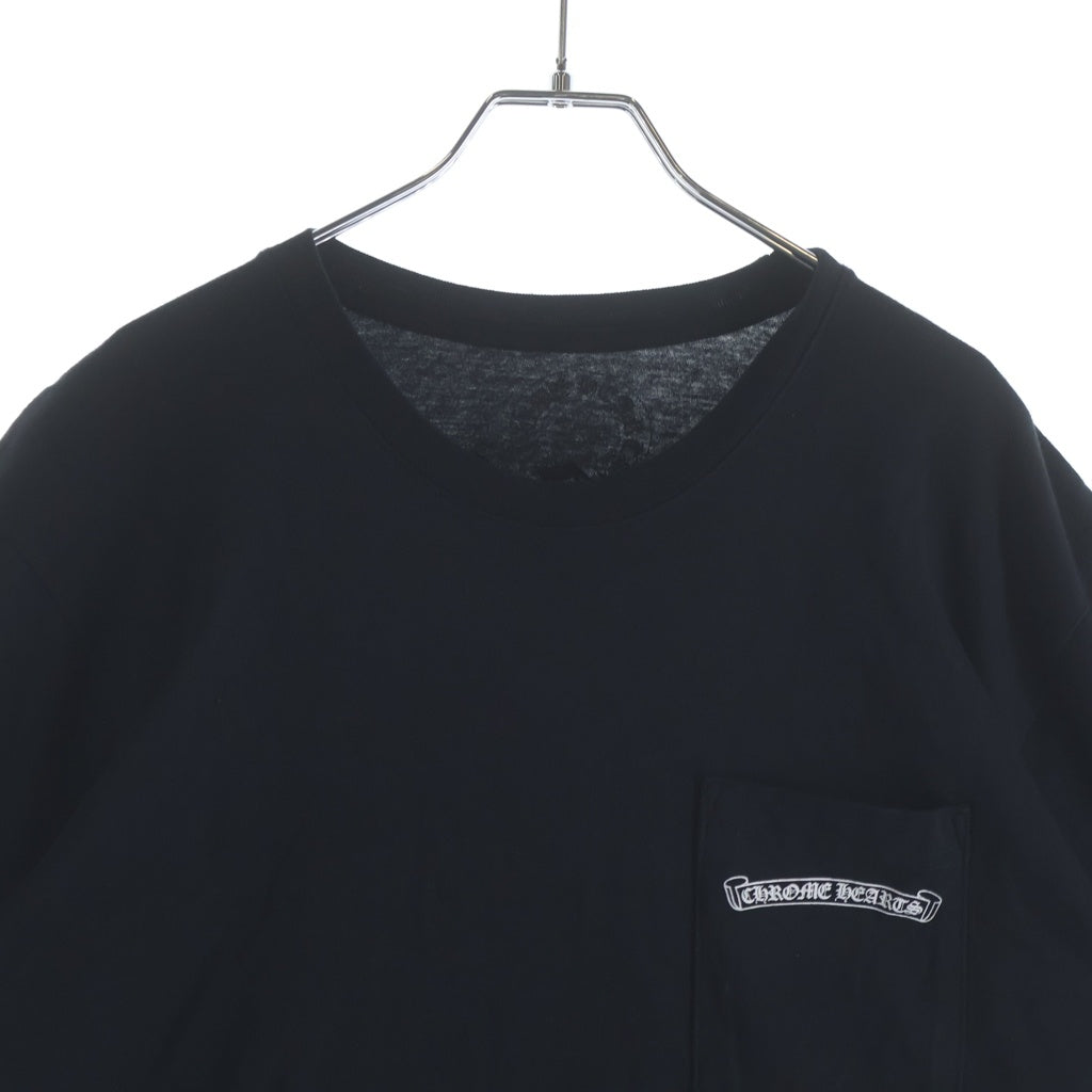 CHROME HEARTS(クロムハーツ) BACK ARCH USA LOGO TEE バックアーチ USAロゴ 半袖Tシャツ カットソー ブラック
