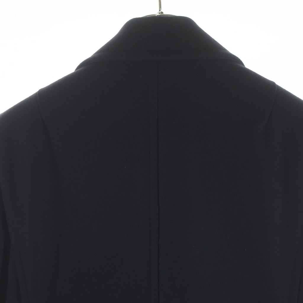 BALMAIN(バルマン) Wool Coat ウール ドレスPコート ブラック UC010W115