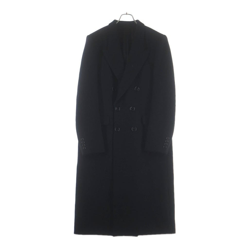 CELINE(セリーヌ) Wool Chester Coat ダブルブレス ウールチェスターコート ブラック 2M691863C