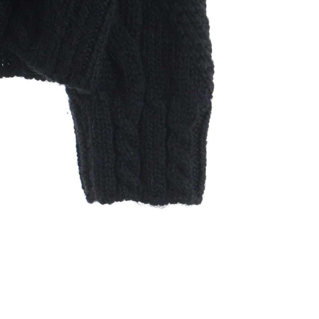 GUCCI(グッチ) Alpaca Cable Knit Sweater アルパカ ケーブルニットセーター ブラック 164815 Z2462