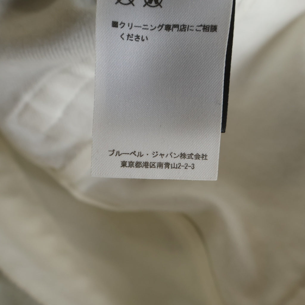 BALMAIN(バルマン) コーティング加工 バイカーデニムパンツ ホワイト RH15130Z008