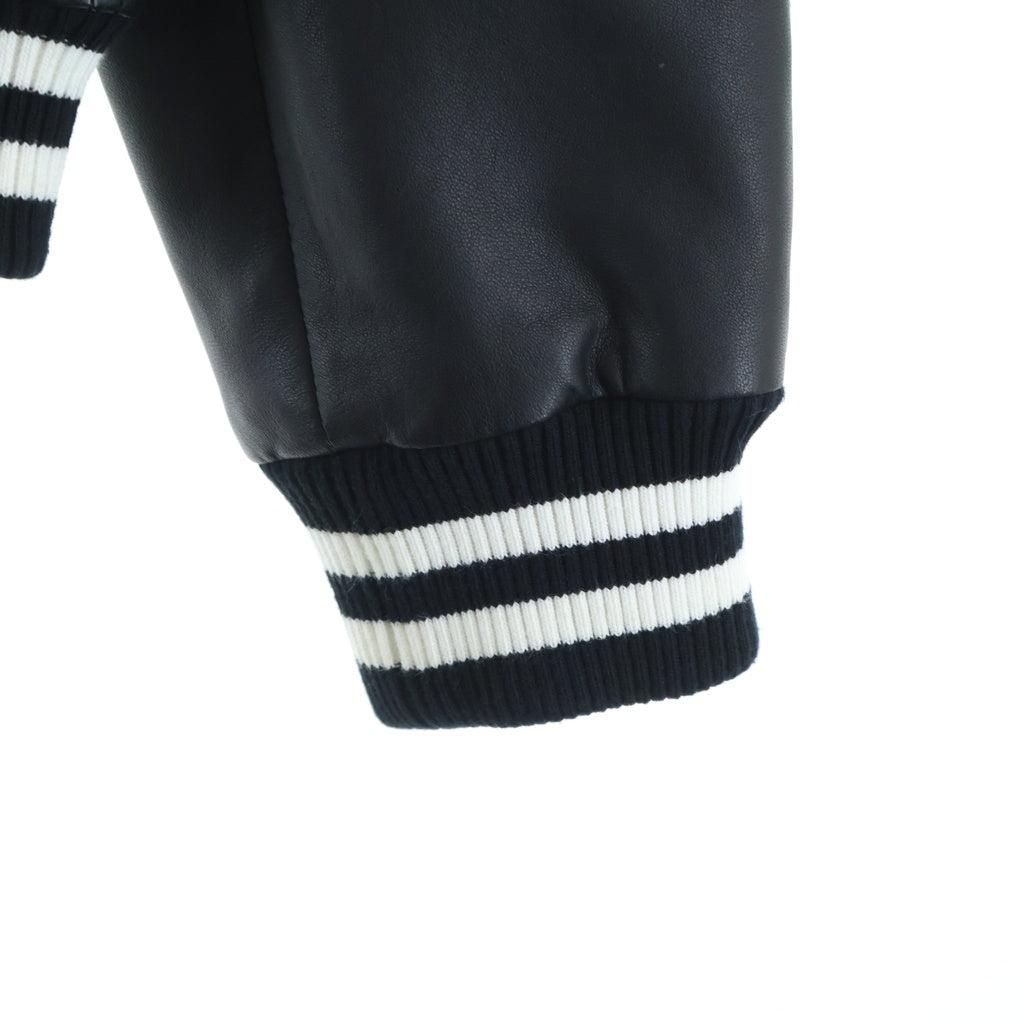 BALMAIN(バルマン) ロゴラベル レザーブルゾン ジャケット ブラック RH18893L002