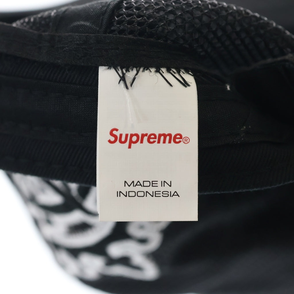 SUPREME(シュプリーム) 26SS University Mesh Back 5-Panel ユニバーシティ メッシュキャップ 帽子 ブラック