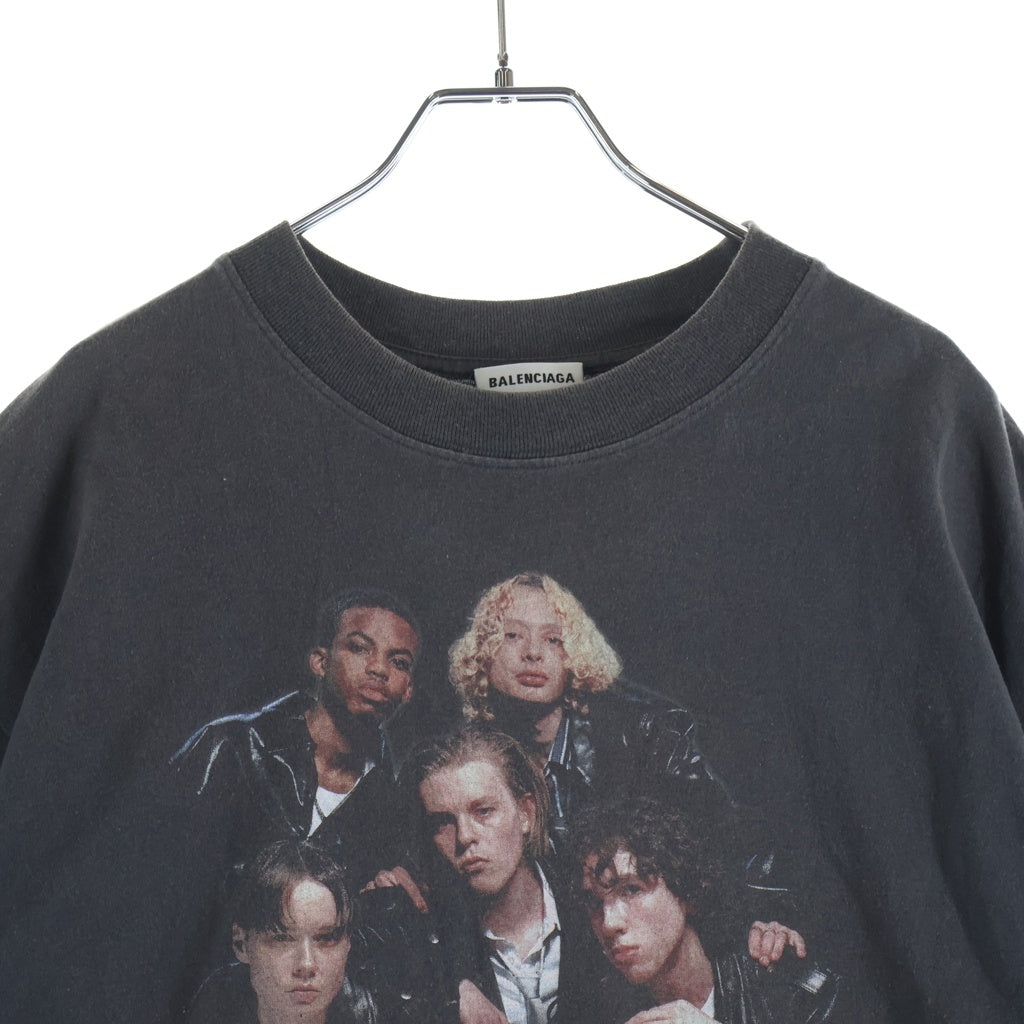 BALENCIAGA(バレンシアガ) 18SS Speed Hunters スピード ハンターズ フォトプリント クルーネック半袖Tシャツカットソーブラック 541702 TCV38