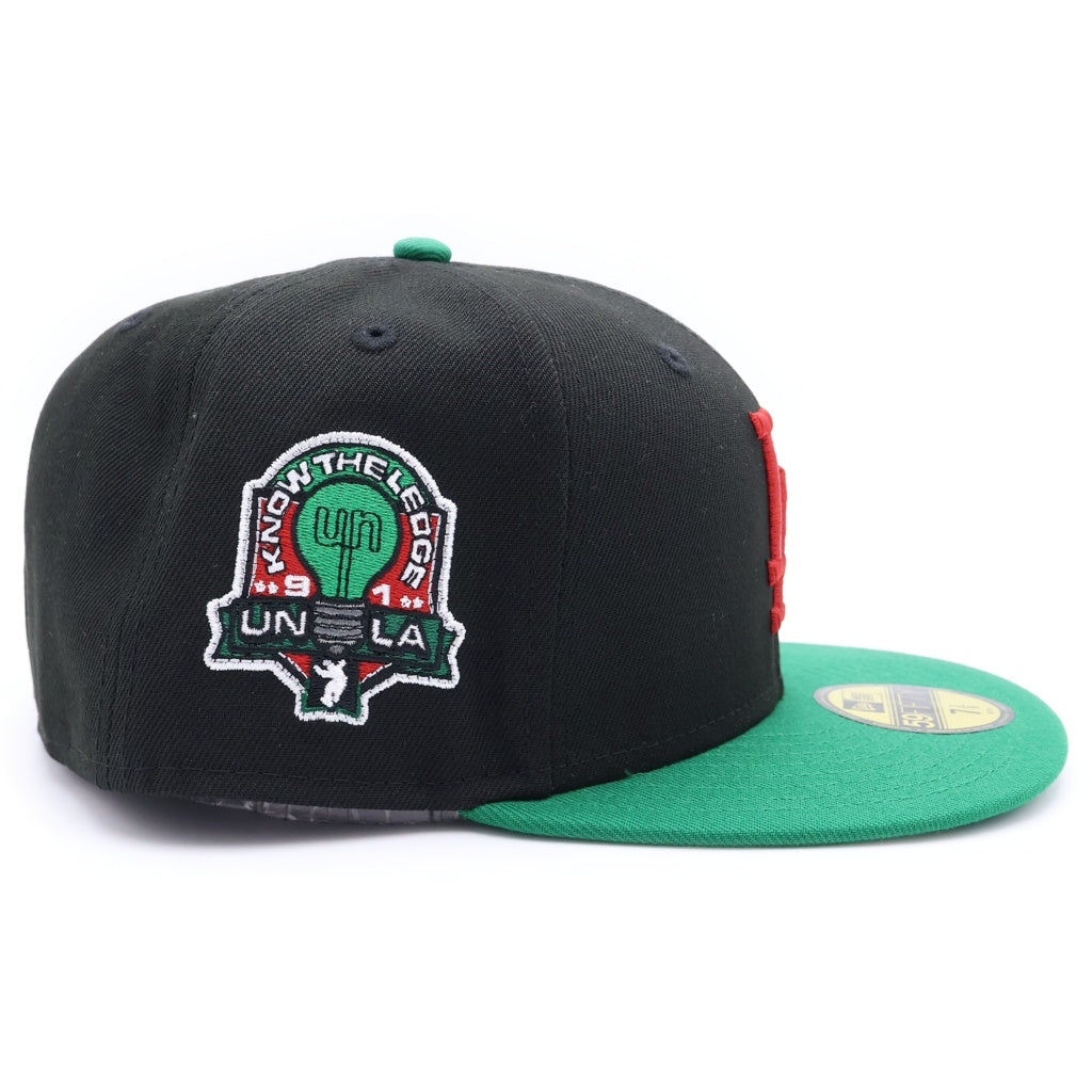 UNION(ユニオン) ×New Era Los Angeles Dodgers ニューエラ ロサンゼルスドジャース ベースボールキャップ 帽子 ブラック/グリーン