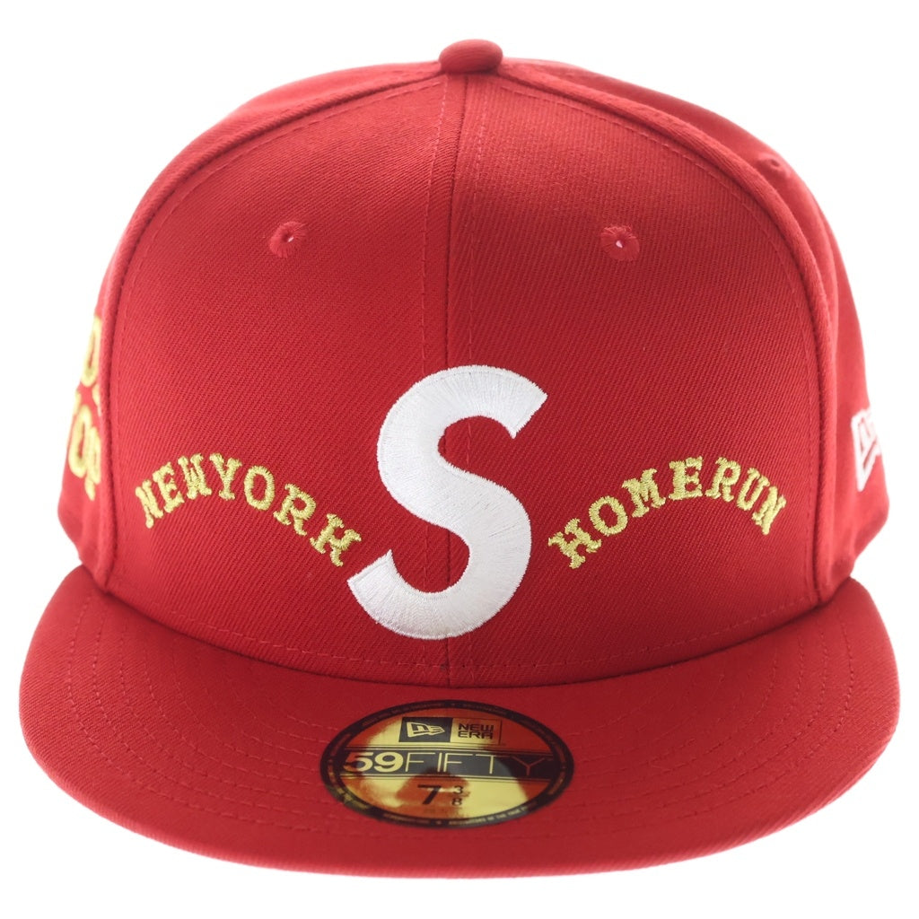 SUPREME(シュプリーム) 25SS ×NEW ERA Homerun S Logo Baseball Cap ニューエラ ホームランSロゴ ベースボールキャップ レッド