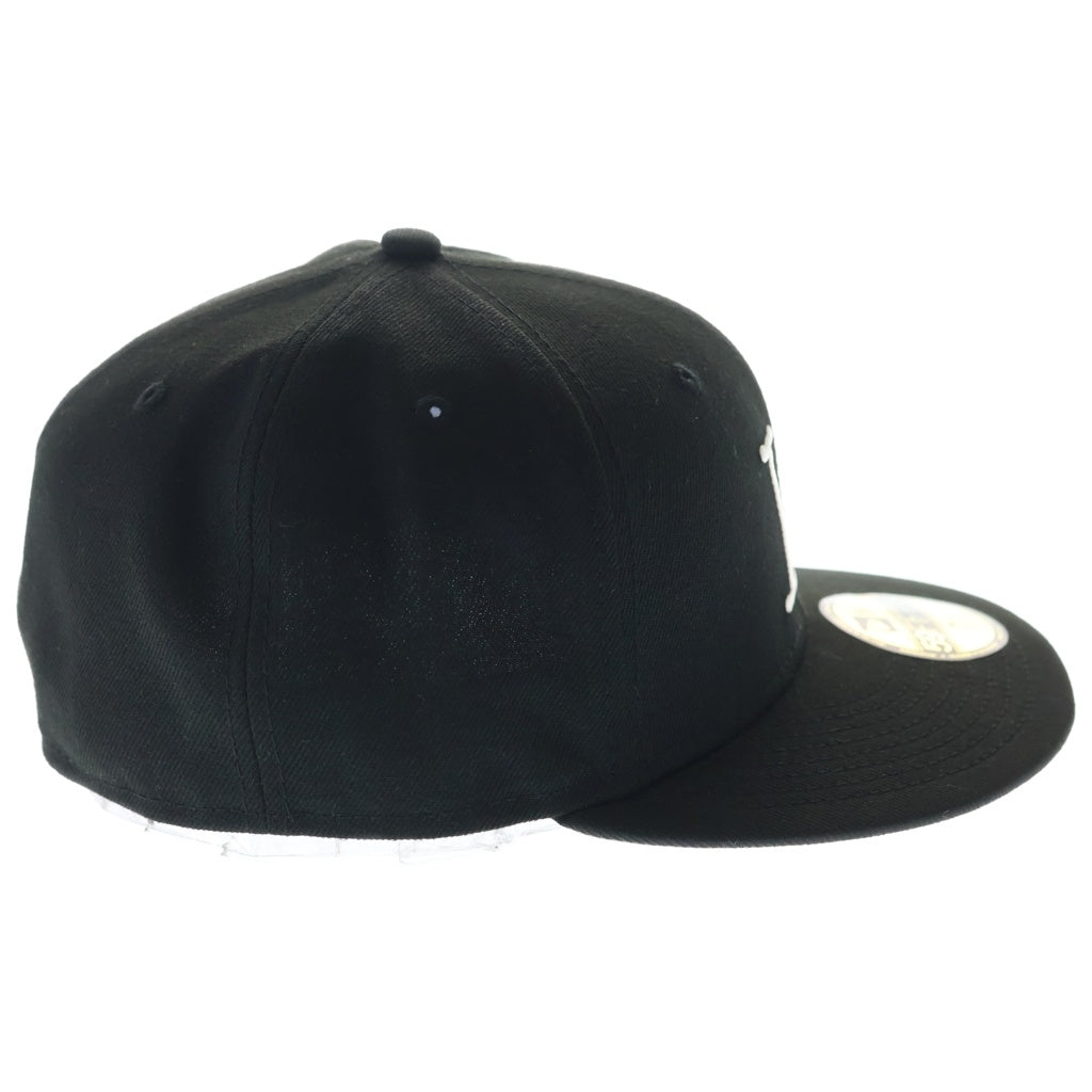 STUSSY(ステューシー) ×New Era 59FIFTY ニューエラ ロサンゼルス ベースボールキャップ 帽子 ブラック
