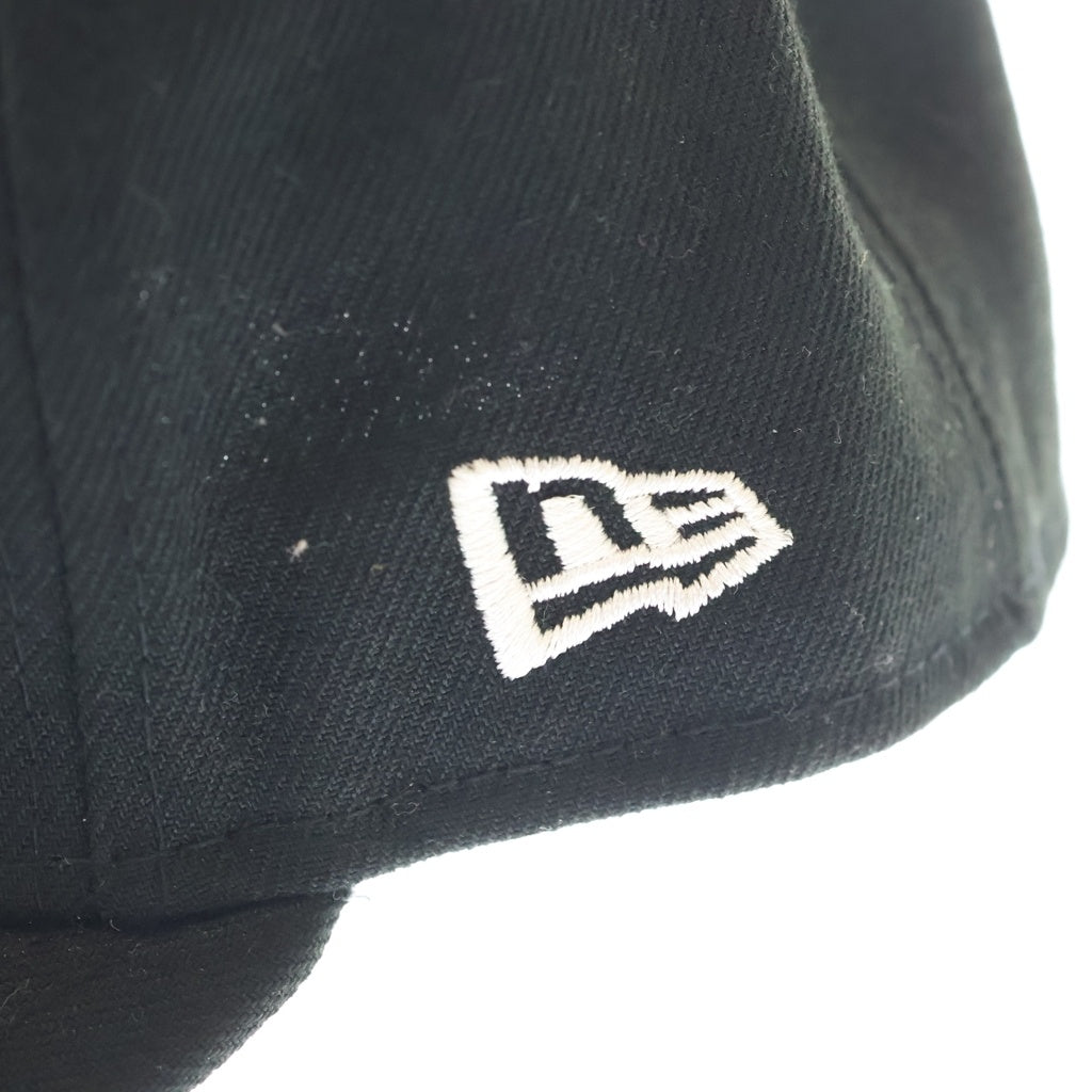 STUSSY(ステューシー) ×New Era 59FIFTY ニューエラ ロサンゼルス ベースボールキャップ 帽子 ブラック