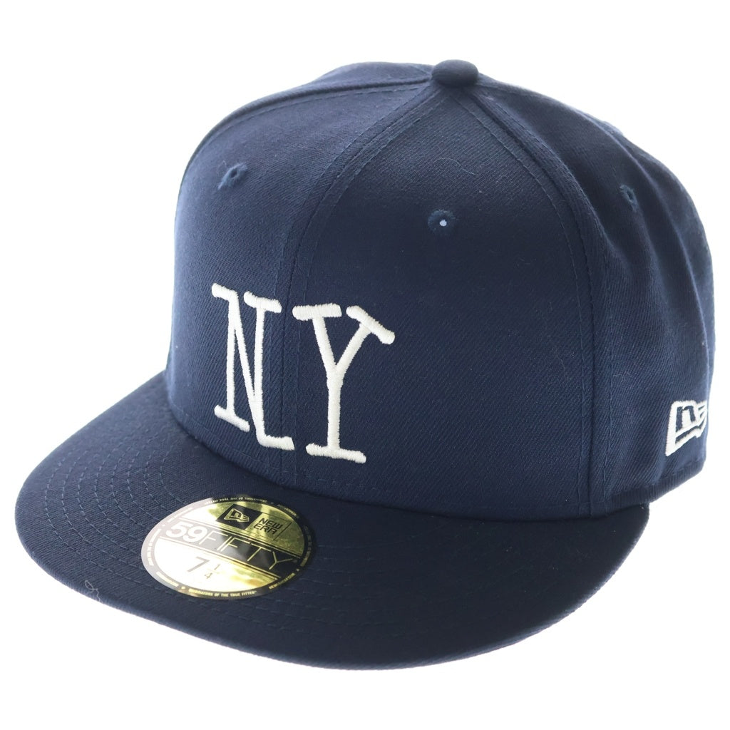 STUSSY(ステューシー) ×New Era 59FIFTY ニューエラ ニューヨーク ベースボールキャップ 帽子 ネイビー