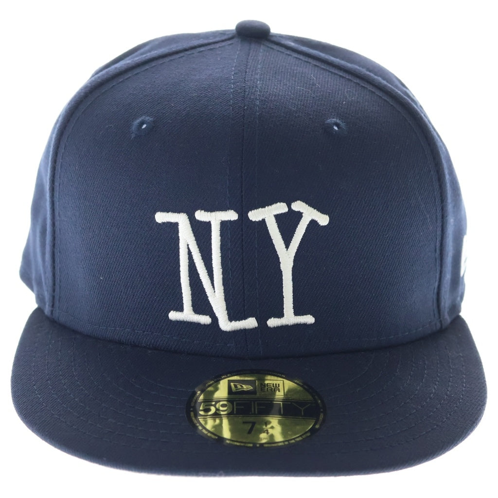 STUSSY(ステューシー) ×New Era 59FIFTY ニューエラ ニューヨーク ベースボールキャップ 帽子 ネイビー