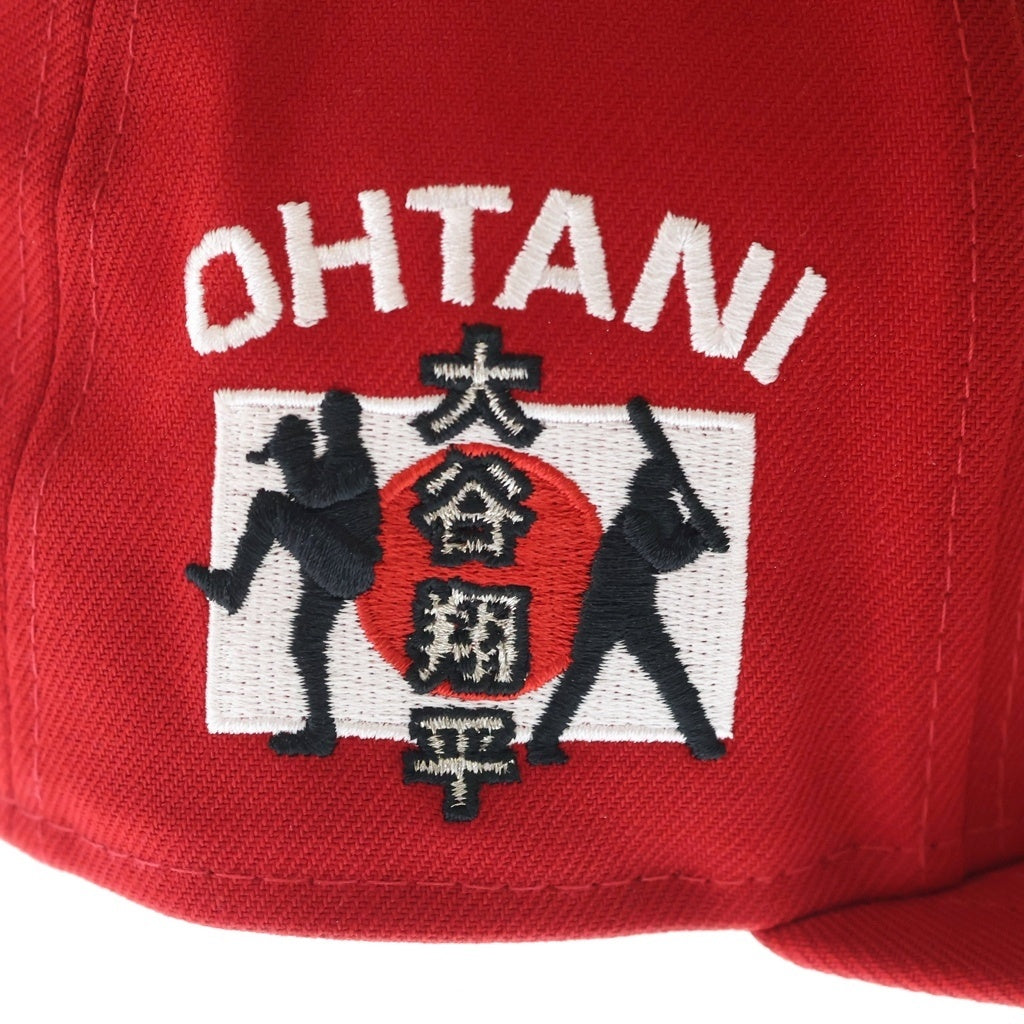 NEW ERA(ニューエラ) 59FIFTY OHTANI 大谷翔平 ロサンゼルス ドジャース ベースボール キャップ レッド