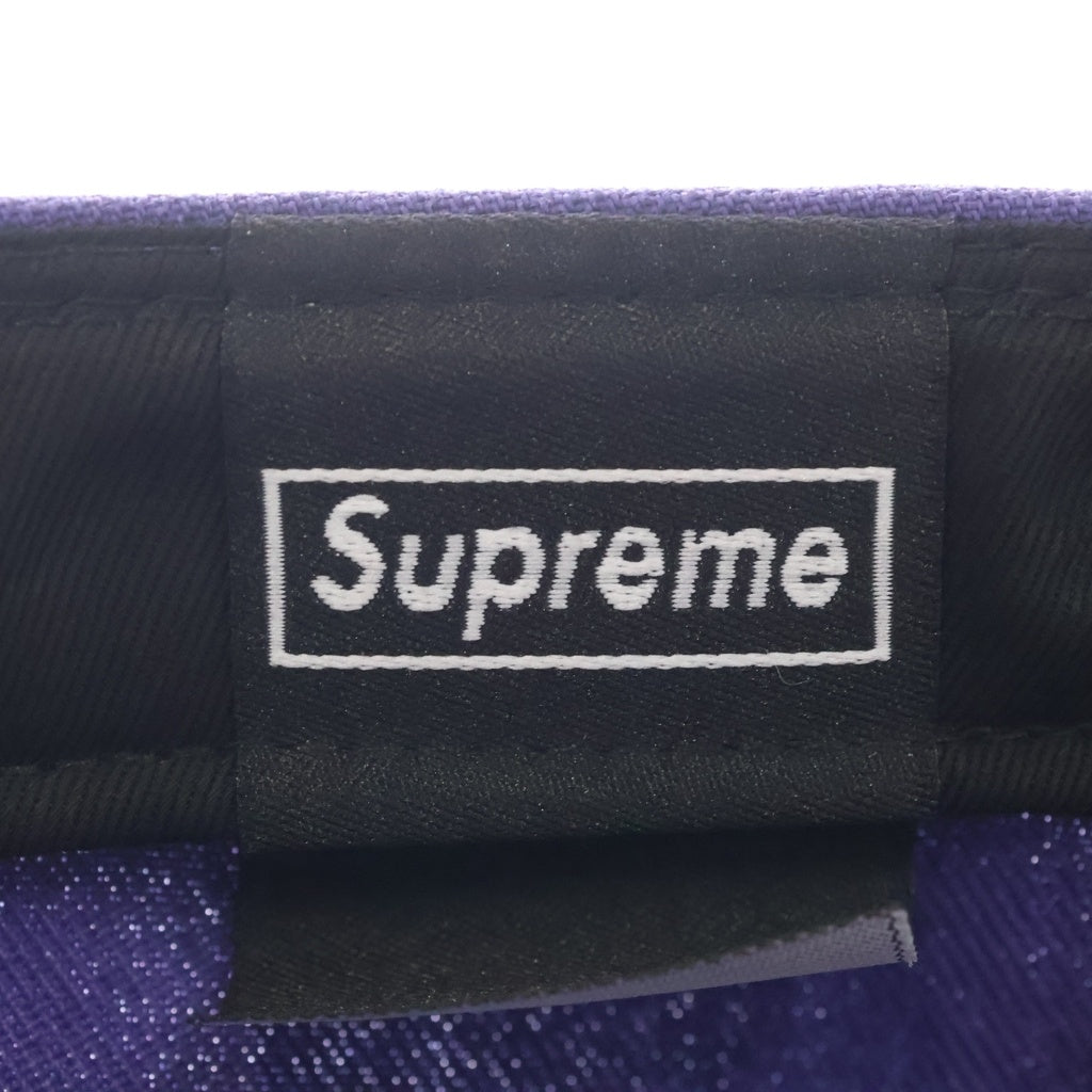SUPREME(シュプリーム) ×NEW ERA Futura Cap ニューエラ フューチュラ ベースボール キャップ 帽子 パープル