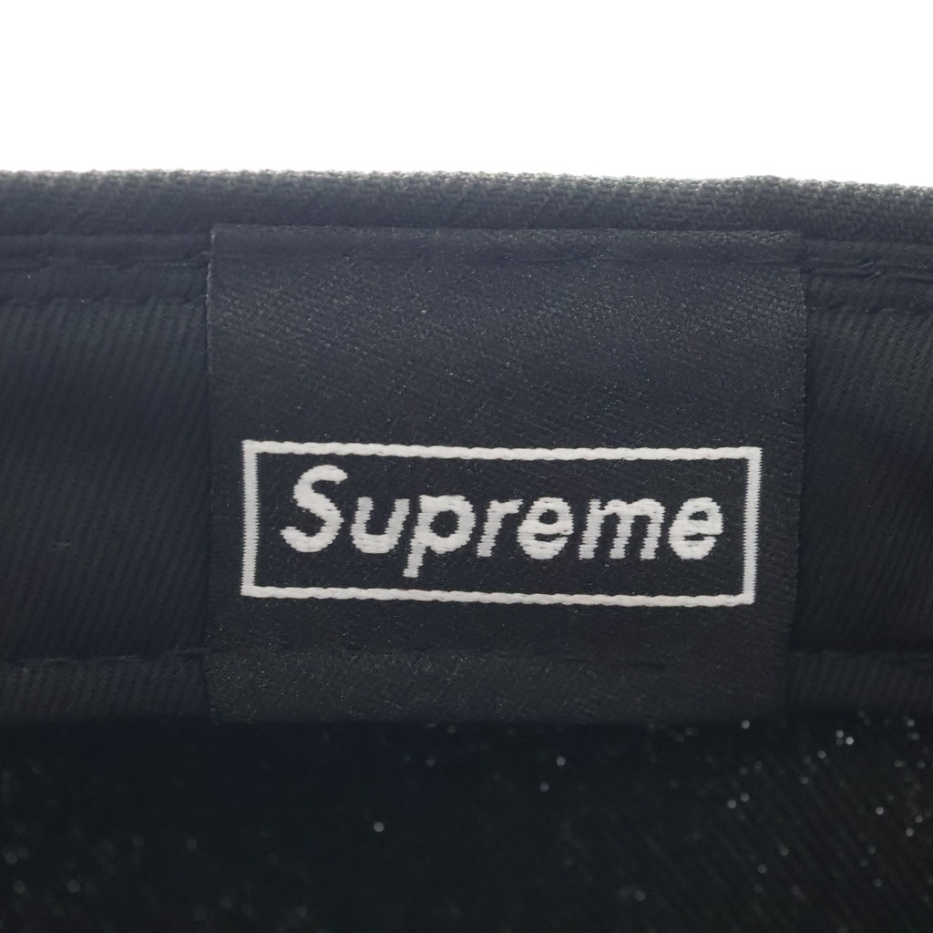 SUPREME(シュプリーム) 22SS ×New Era Box Logo ニューエラ ボックロゴ ベースボールキャップ 帽子 ブラック/ホワイト