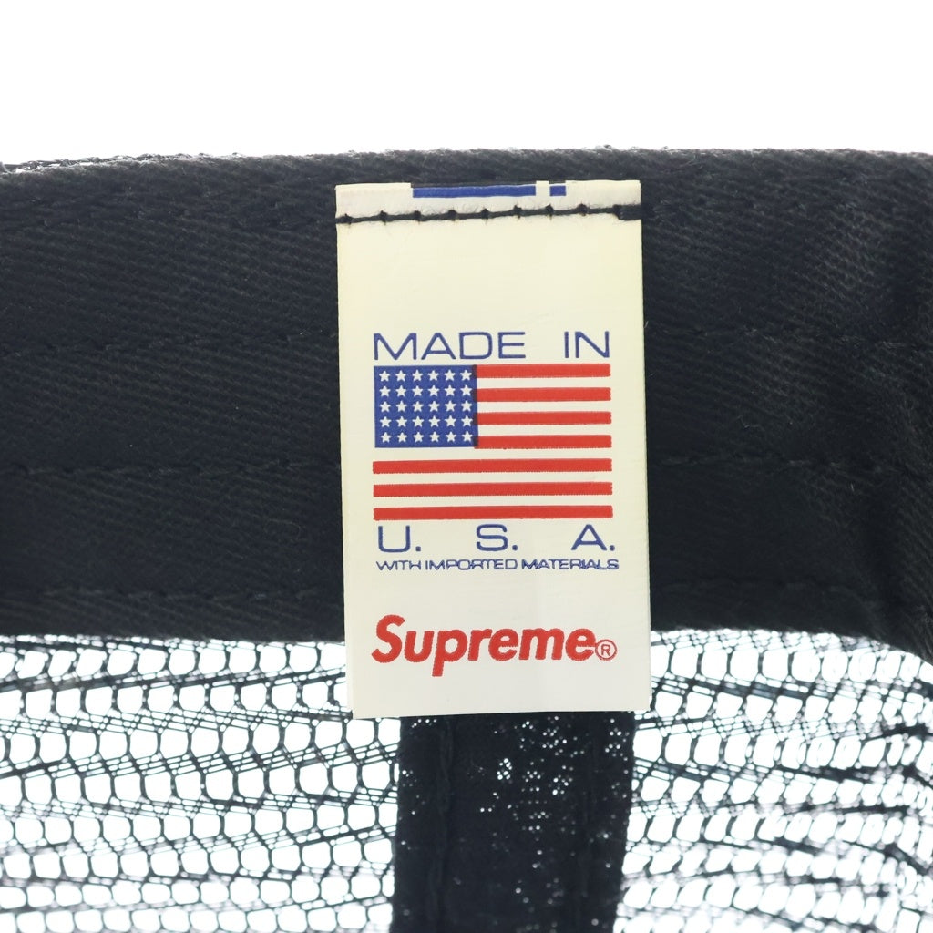 SUPREME(シュプリーム) 23AW Camacho Mesh Back 5-Panel カマチョ メッシュ トラッカーキャップ 帽子 ブラック