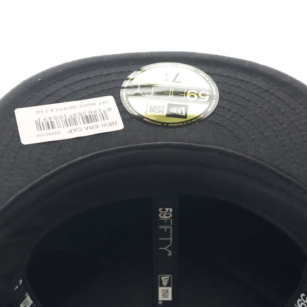 OFF-WHITE(オフホワイト) 24AW ×New ×AC Milan 59FIFTY ニューエラ AC ミラン ベースボールキャップ ブラック