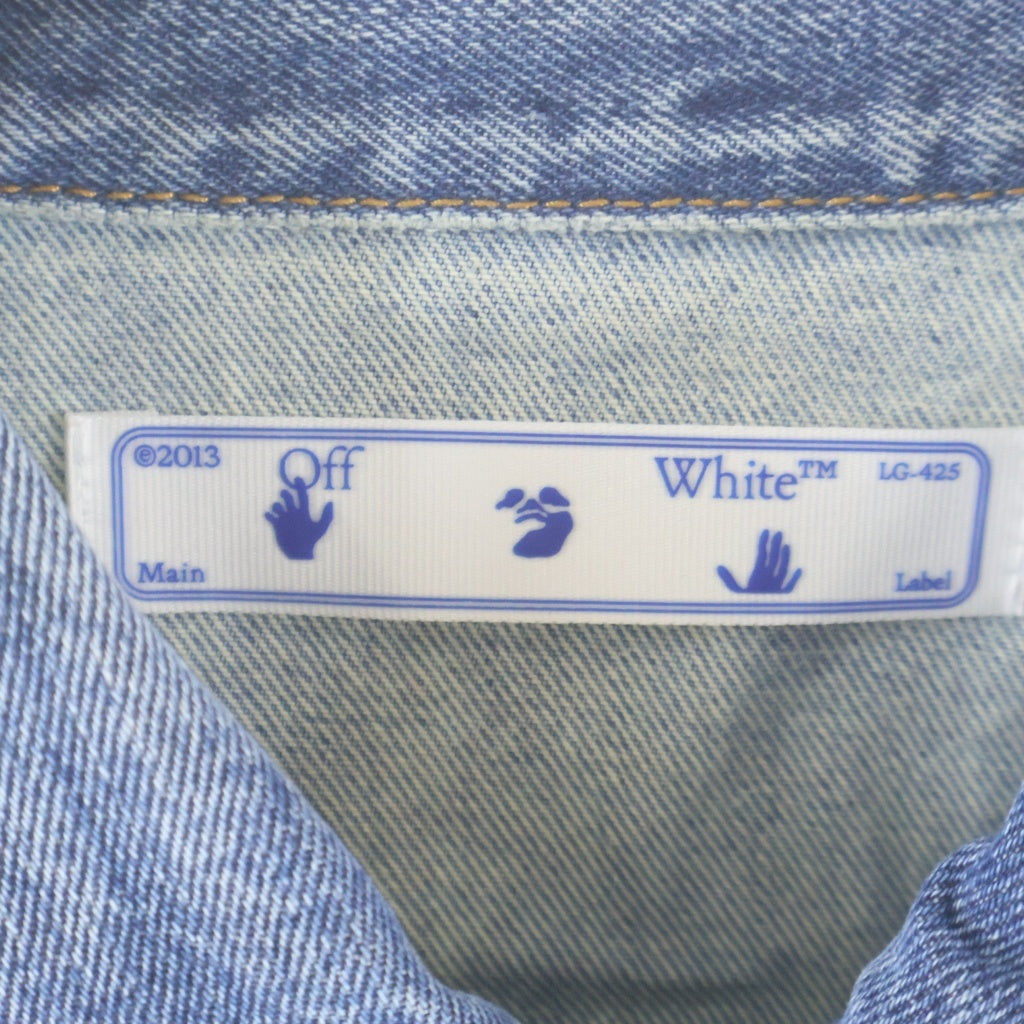 OFF-WHITE(オフホワイト) 21SS Apple Arrow Denim Jacket アップルアロー デニムジャケット インディゴ OMYE054S21DEN002