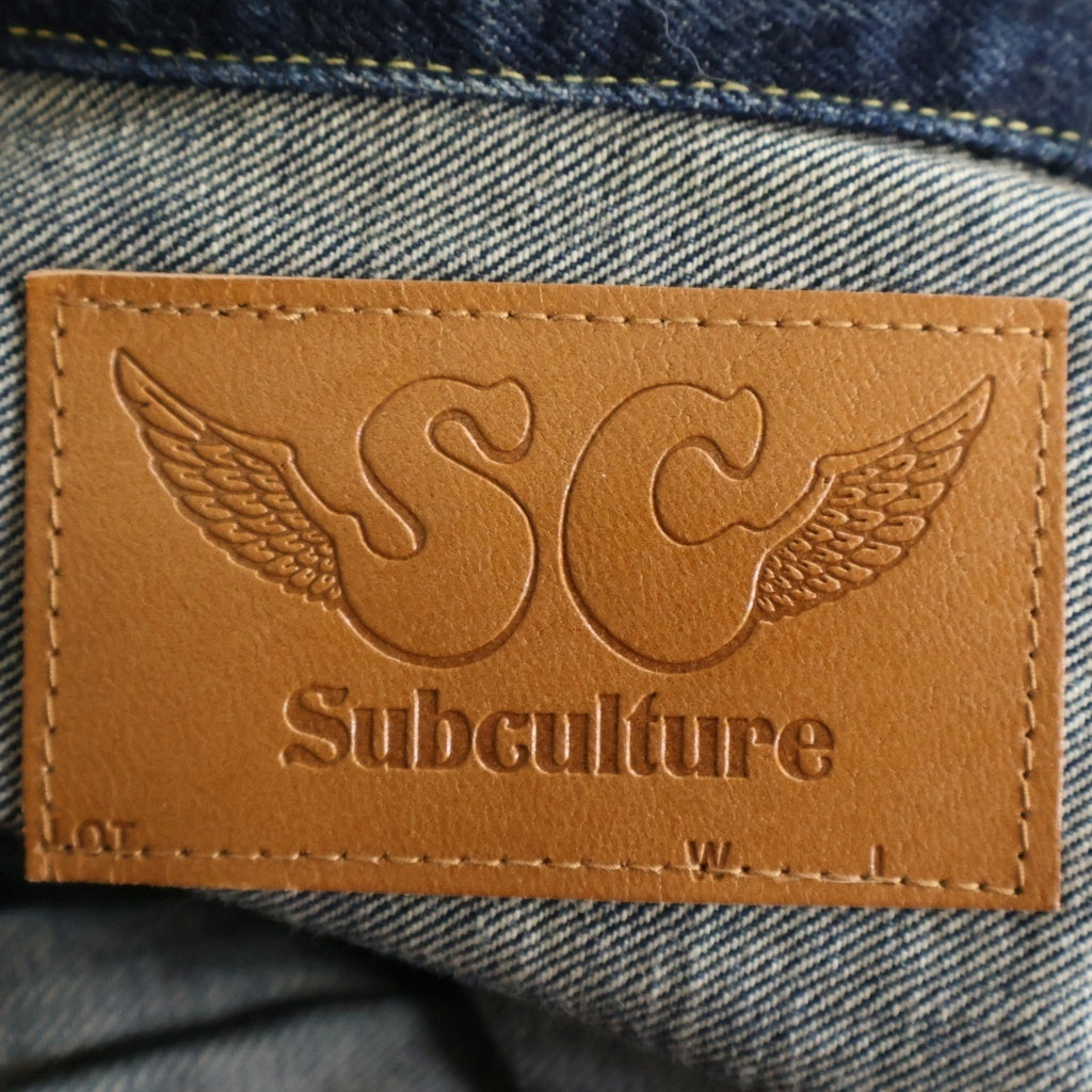 SUBCULTURE(サブカルチャー) S06XX SEOWORN IRON DENIM JACKET 1st ファーストタイプ ヴィンテージ加工 デニム ジャケット インディゴ SCJK-CL24