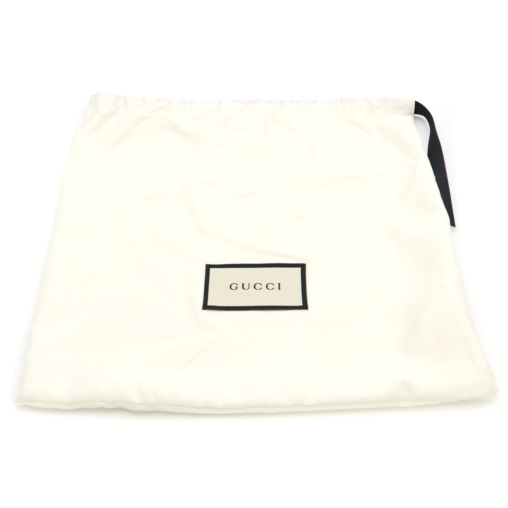 GUCCI(グッチ) バタフライ フラワーパッチ ジップ クラッチバッグ ポーチ ブラック 473883 レディース