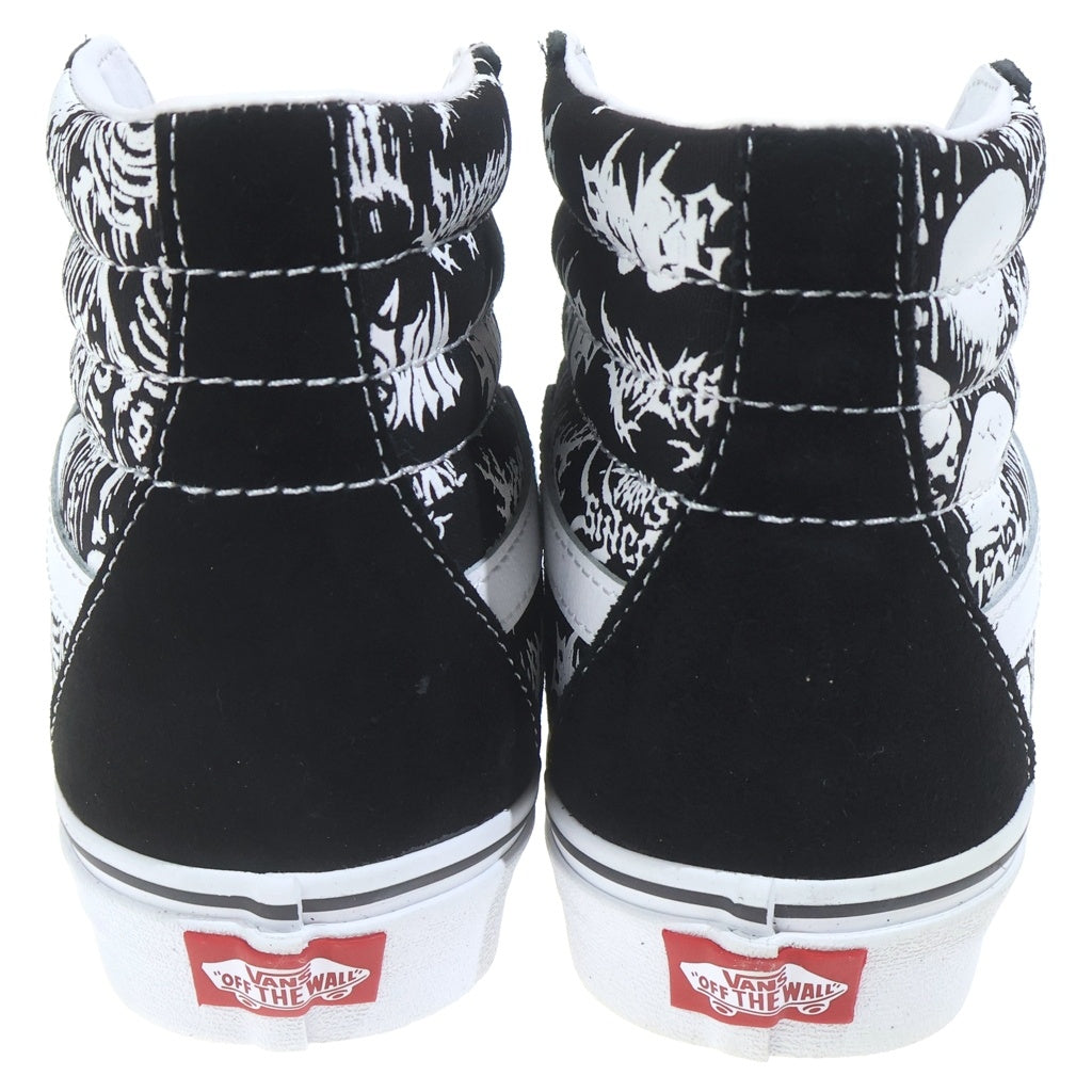 VANS(ヴァンズ) Sk8-Hi Forgotten Bones スケートハイカットスニーカー ボーン ブラック US9/27cm VN0A4BV6V8V
