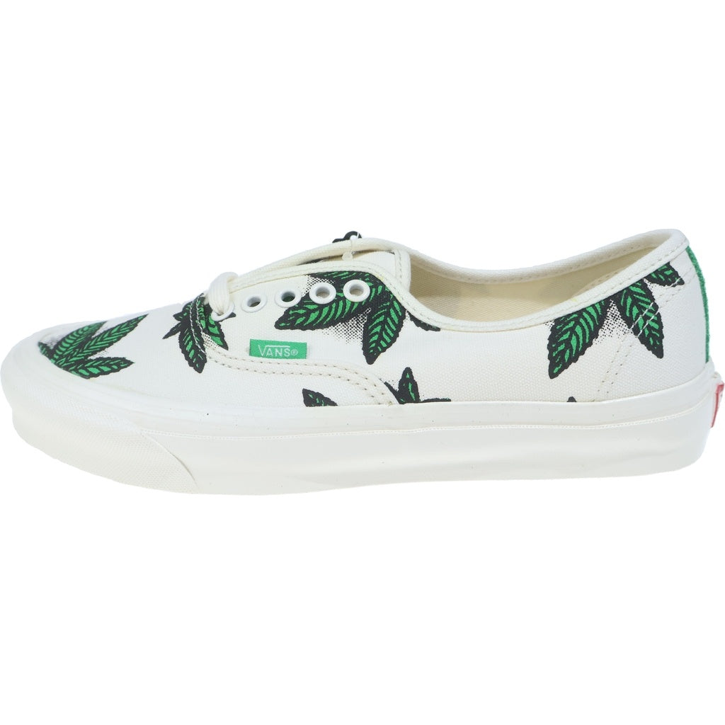 VANS(ヴァンズ) OG AUTHENTIC LX SWEET LEAF オーセンティック ローカットスニーカー ホワイト/グリーン US8.5/26.5cm VN0A4BV94JM