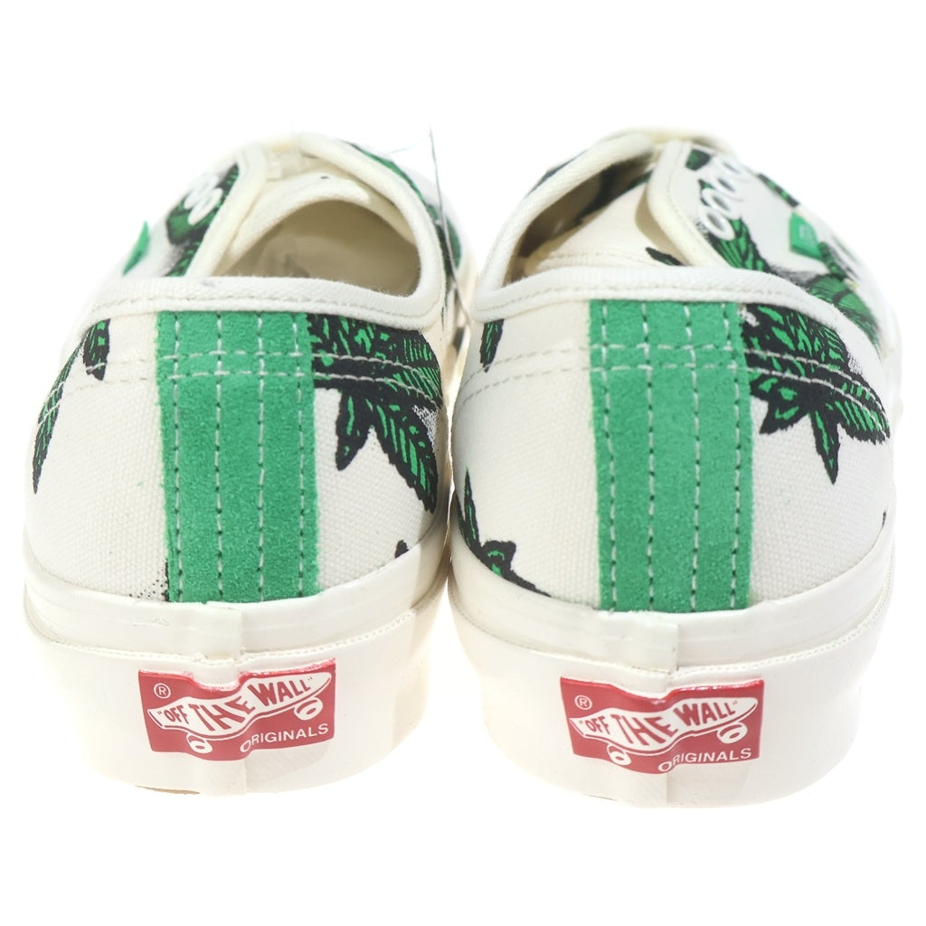VANS(ヴァンズ) OG AUTHENTIC LX SWEET LEAF オーセンティック ローカットスニーカー ホワイト/グリーン US8.5/26.5cm VN0A4BV94JM