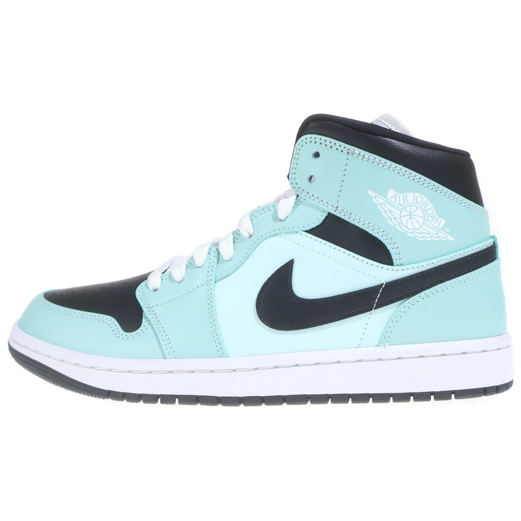 NIKE(ナイキ) Women's Air Jordan 1 Mid Aqua Blue ウィメンズ エアジョーダン1 ミッドカットスニーカー アクアブルー US10/27cm BQ6472-300