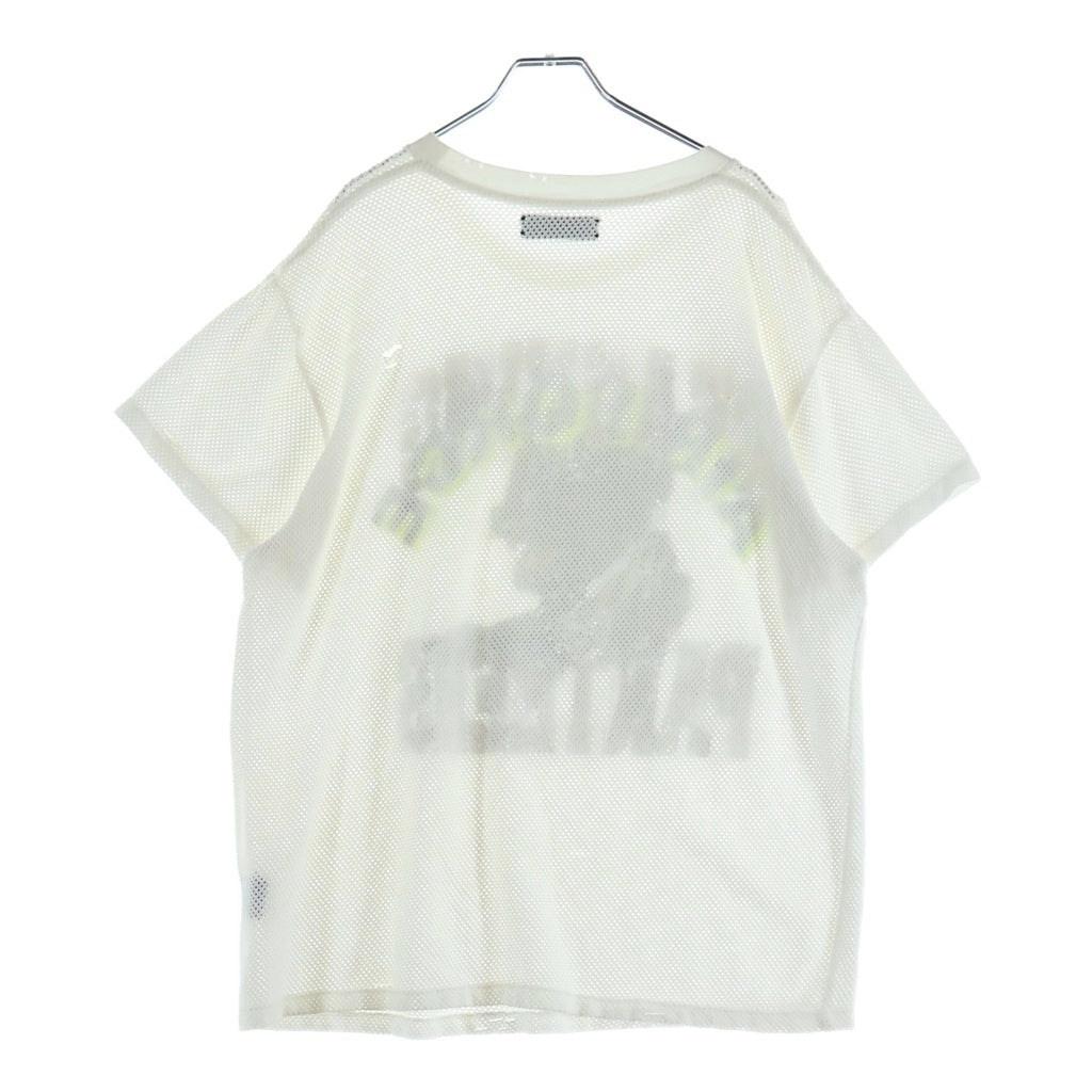 AMIRI(アミリ) Panther Print Mesh パンサープリント メッシュ半袖Tシャツ ホワイト MTSST-CPM