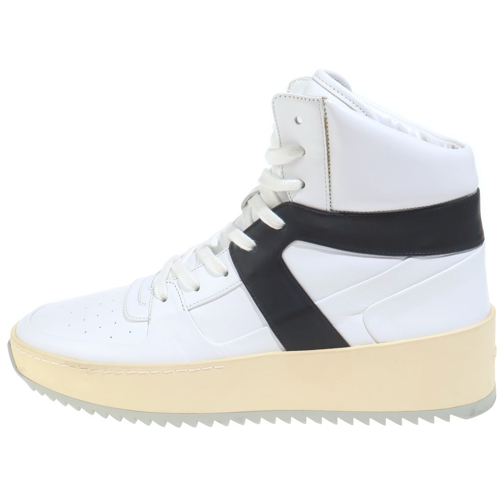 FEAR OF GOD(フィアオブゴッド) BASKETBALL SNEAKER バスケットボールスニーカー ハイカットスニーカー ホワイト/ブラック 42 FG01S18U-19LELE0199