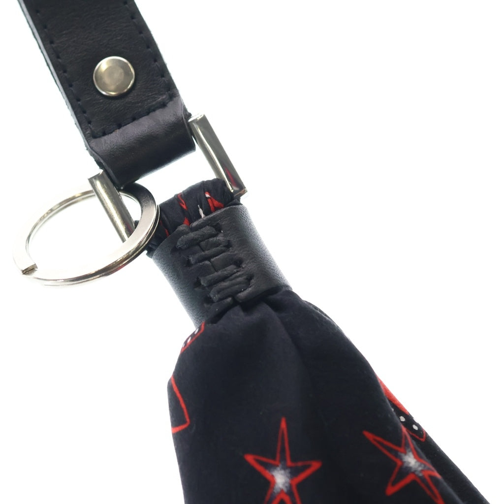 AMIRI(アミリ) Bandana Keychain バンダナキーチェーン キーホルダー ブラック/レッド