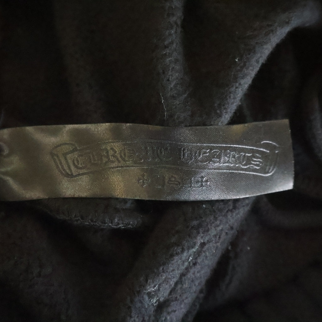 CHROME HEARTS(クロムハーツ) Y NOT SWEAT PANTS ワイノット セメタリークロスパッチ スウェット ロングパンツ ブラック