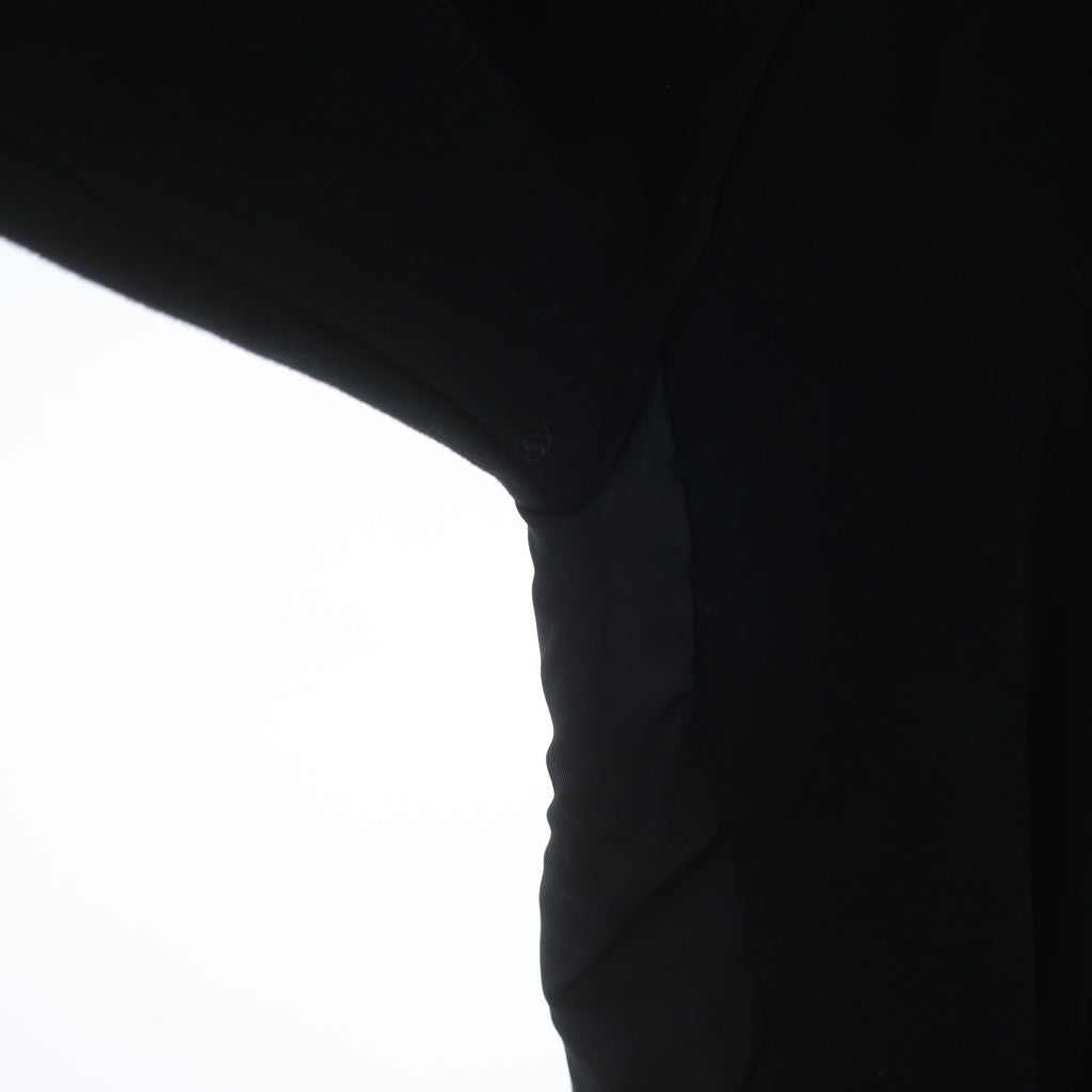 PRADA(プラダ) RE-NYLON リナイロン トライアングルロゴプレート テクニカルコットン プルオーバースウェットトレーナー ブラック UJL30A