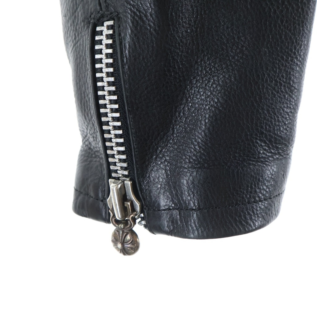 CHROME HEARTS(クロムハーツ) PRFCT LTHR パーフェクトレザー シングルライダースジャケット ブラック