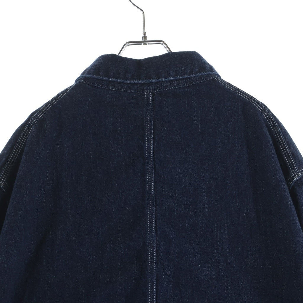 INTERIM(インテリム) 26SS ZIMBABWE COTTON SHUTTLE DENIM 1st HERCULES COVERALL ジンバブエコットン シャトル デニム 1st ヘラクレス カバーオール インディゴ IT26S041