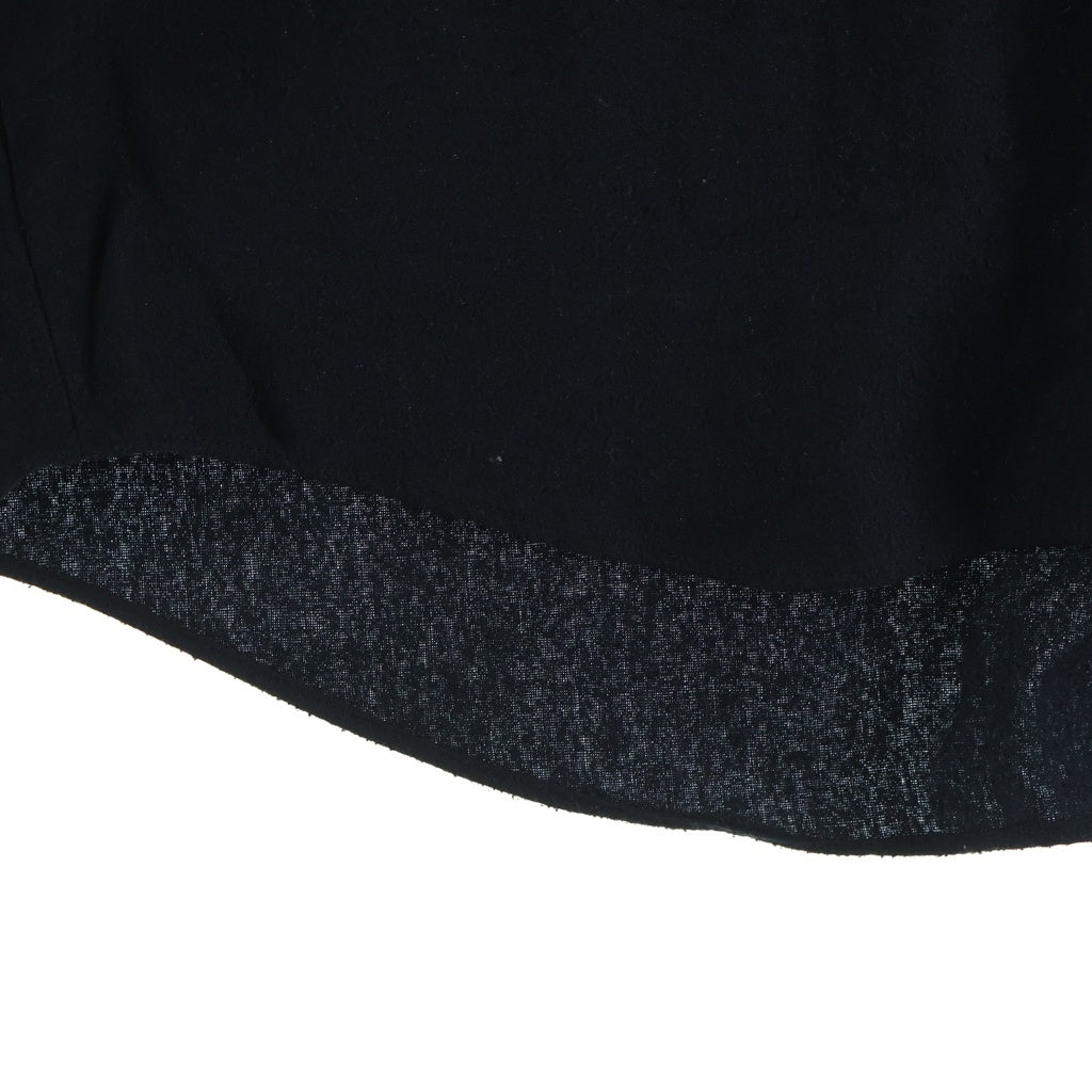 INTERIM(インテリム) 25AW SILK NOIL L/S REGULAR COLLAR SHIRT シルクノイル ロングスリーブ 長袖シャツ ブラック